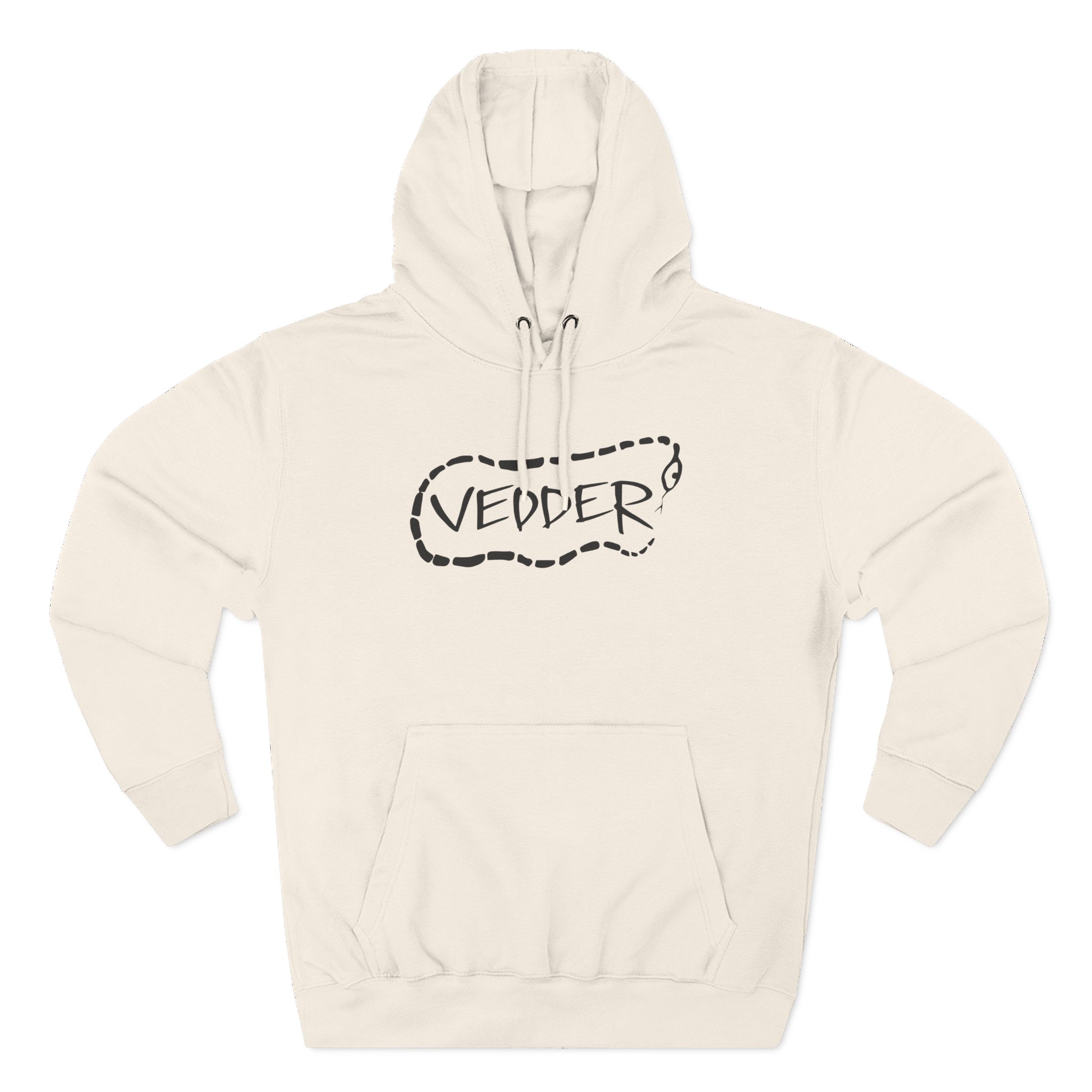Eddie Vedder Stencil Snake Three-Panel Fleece Hoodie
