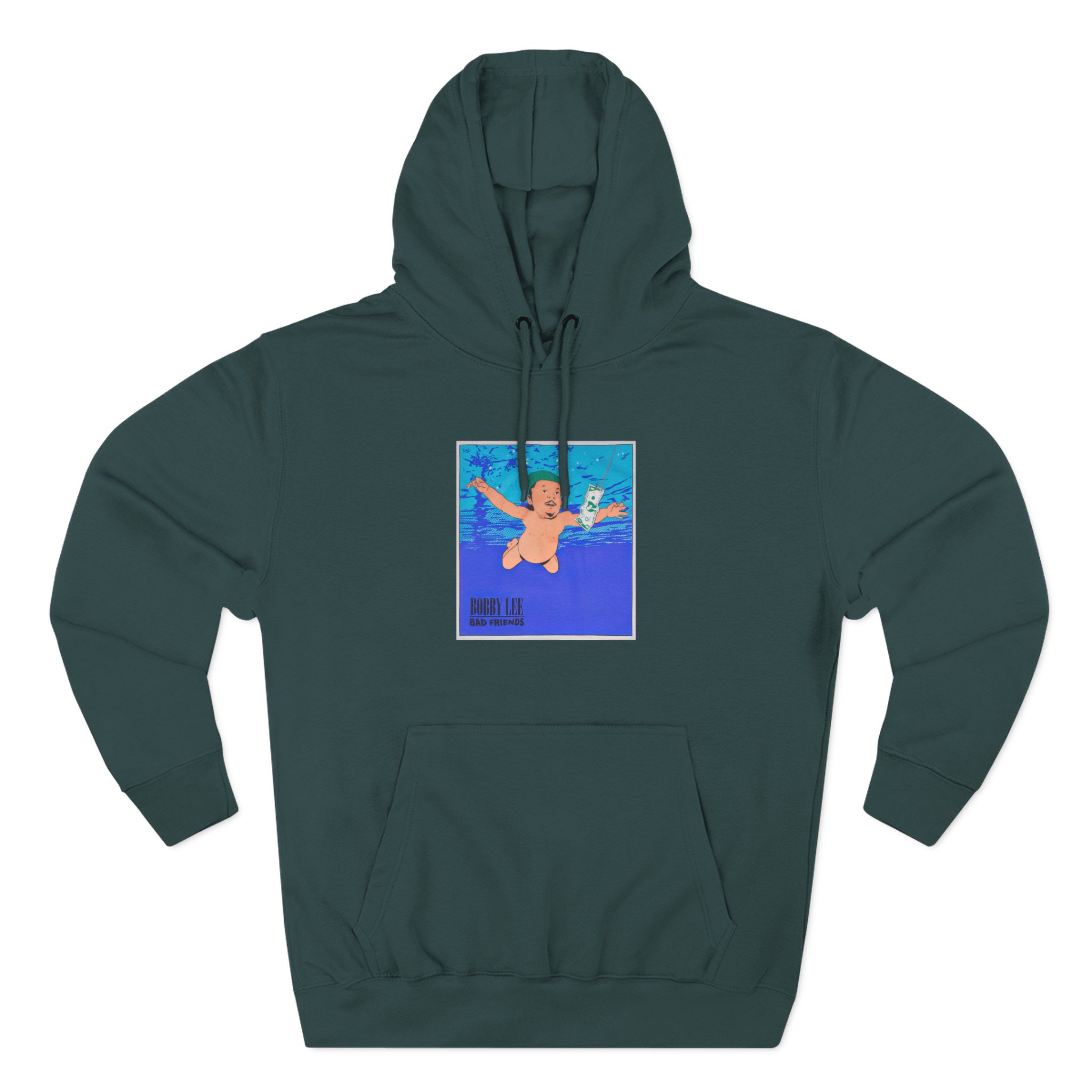 Bad Friends Nevermind Three-Panel Fleece Hoodie