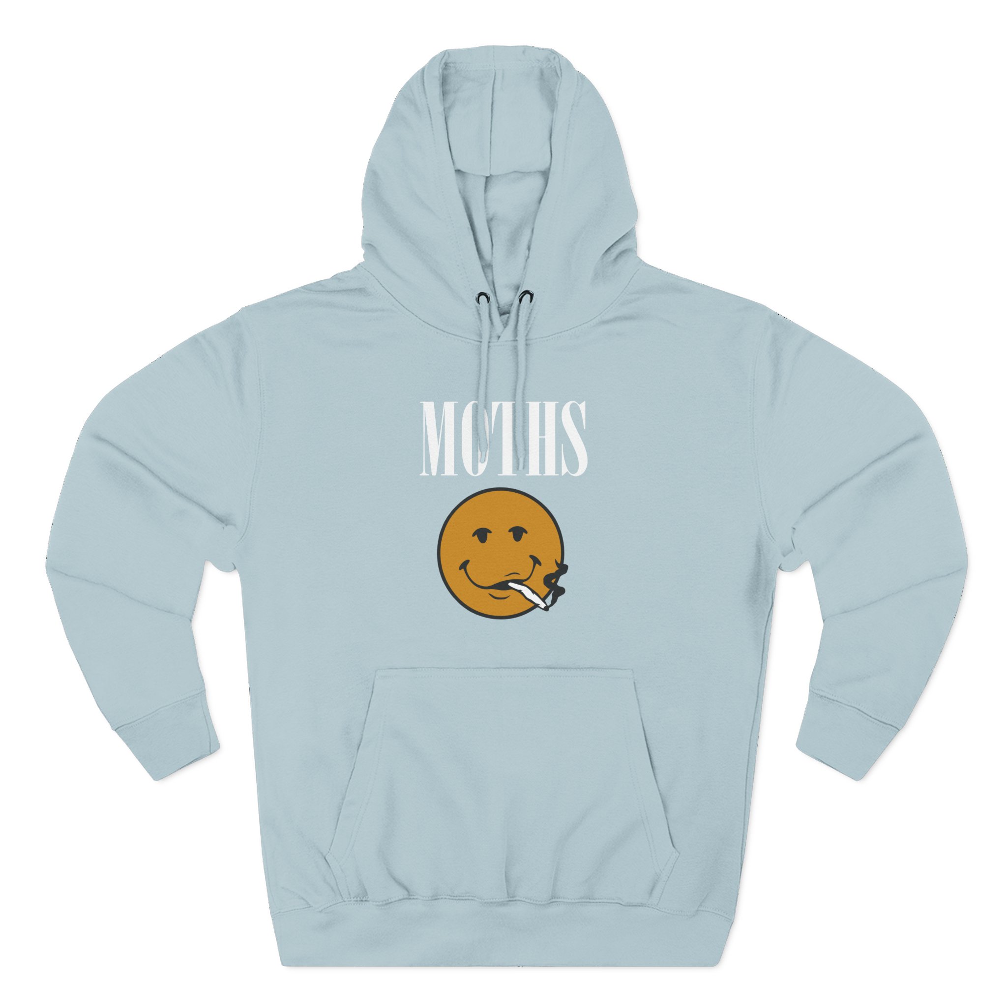 Like Moths to Flames Three-Panel Fleece Hoodie