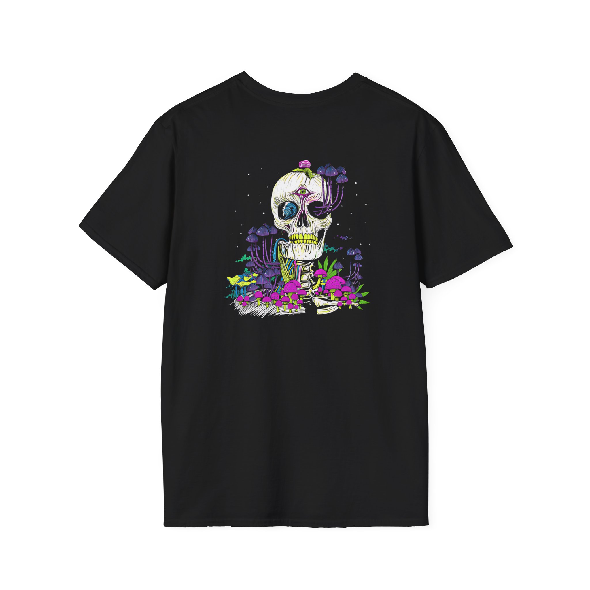 Incubus Magic Mushroom Skull Unisex Softstyle T-Shirt