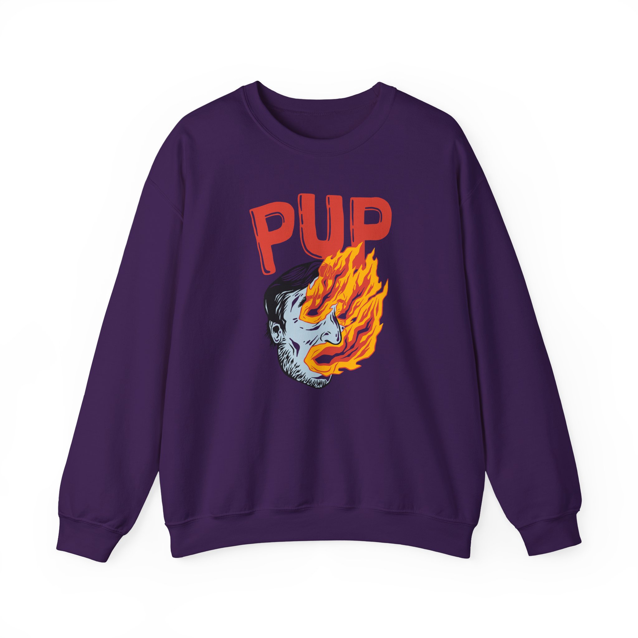 Pup I Hope the World Explodes Unisex Heavy Blend Crewneck Sweatshirt