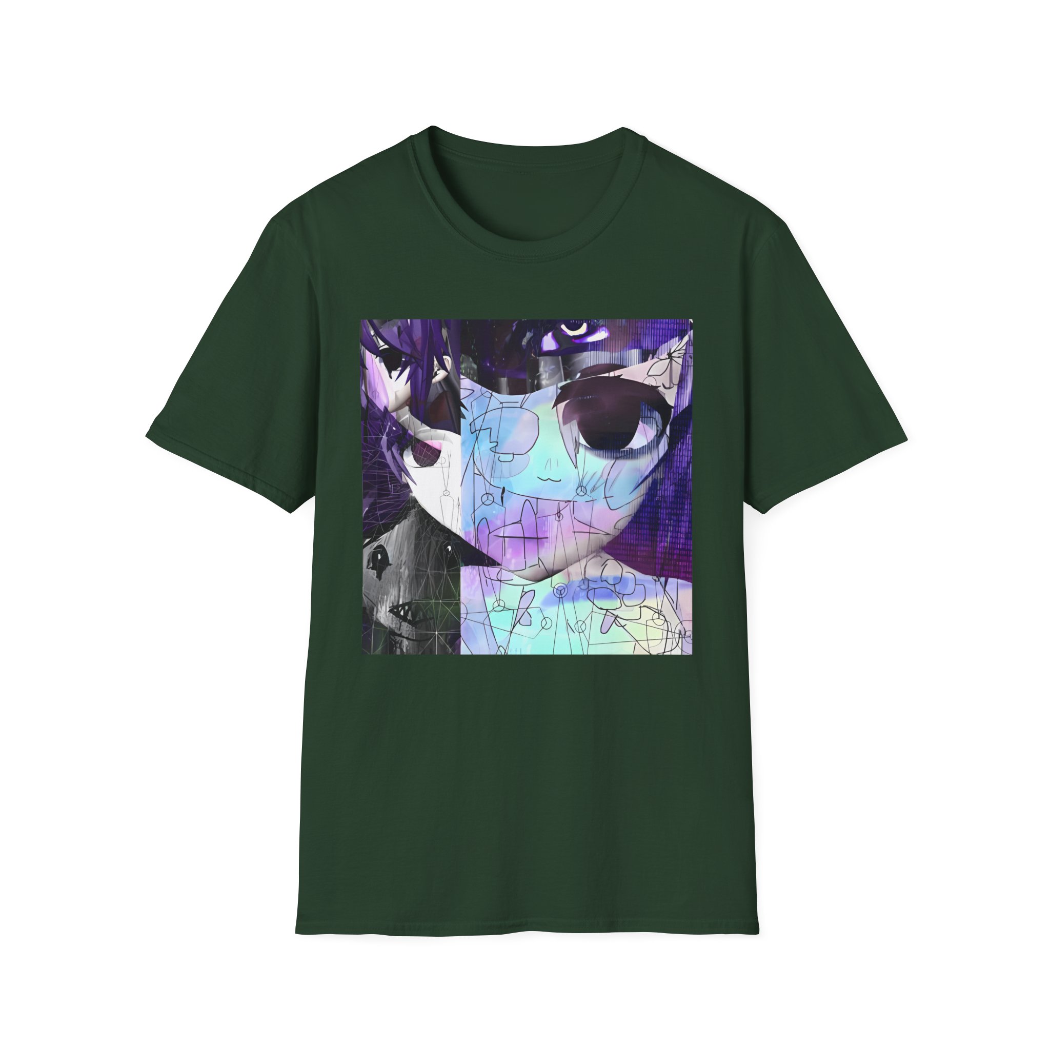 Sewerslvt Skitzofrenia Simulation Album Cover Unisex Softstyle T-Shirt