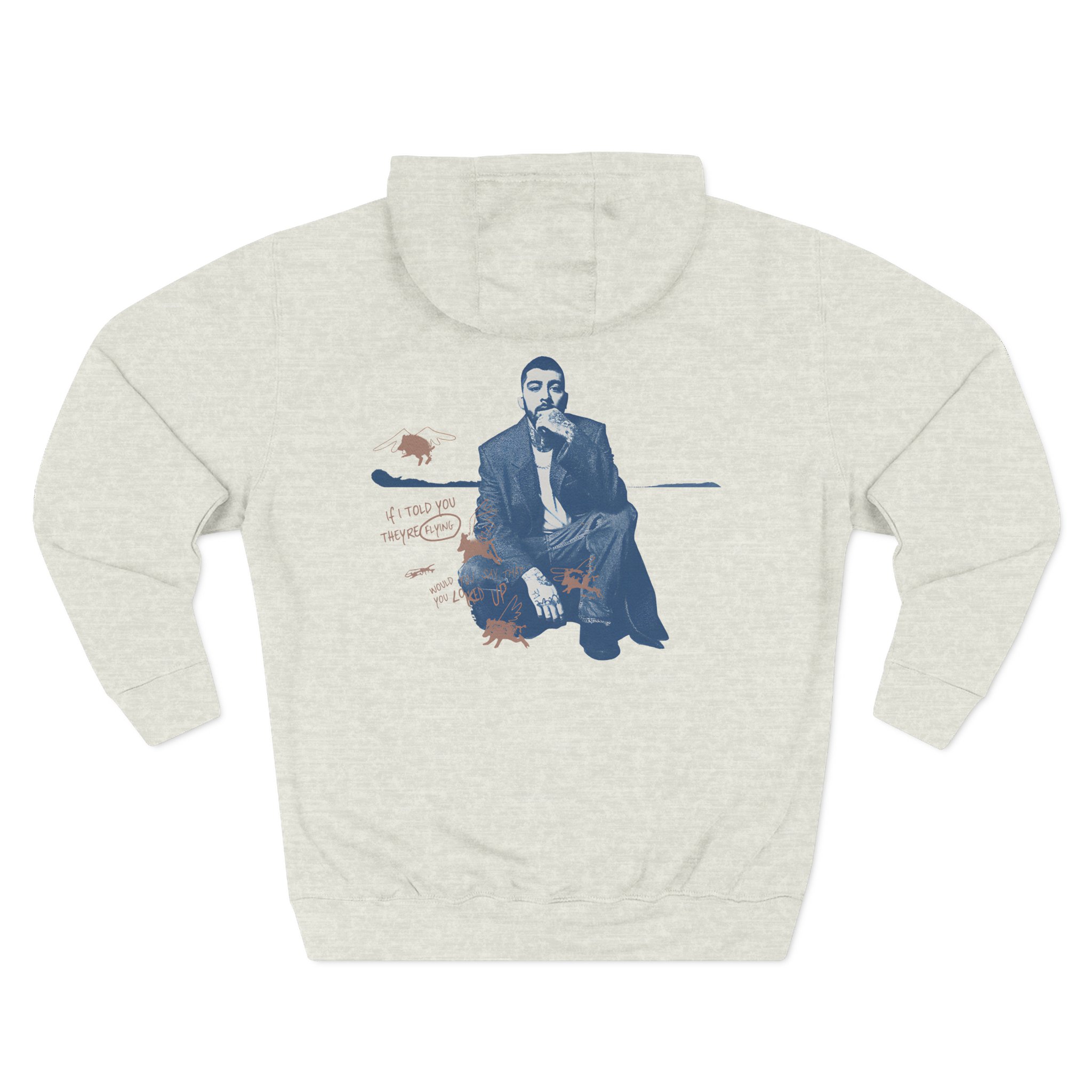 Zayn Malik Look Up Three-Panel Fleece Hoodie