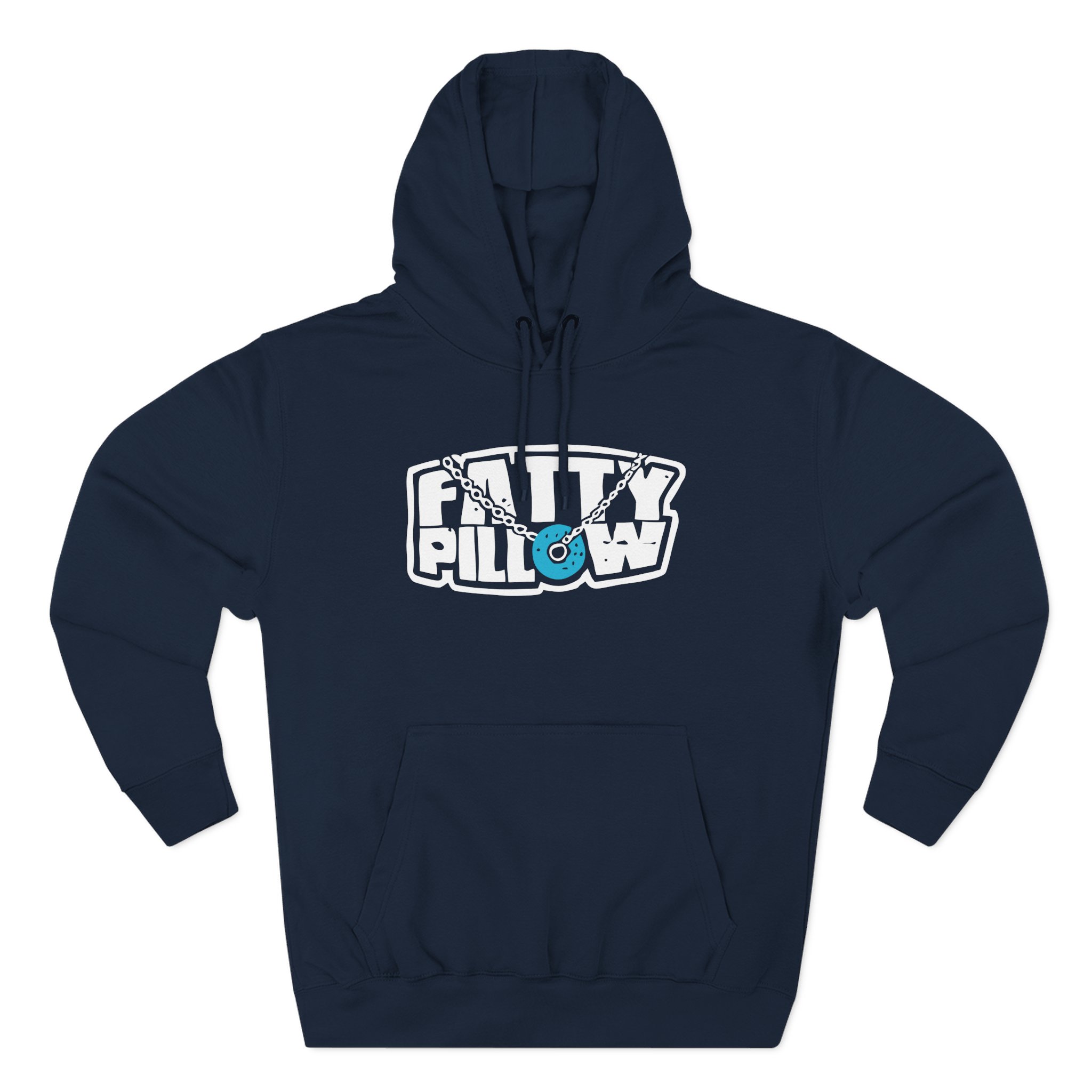 Fattypillow Three-Panel Fleece Hoodie