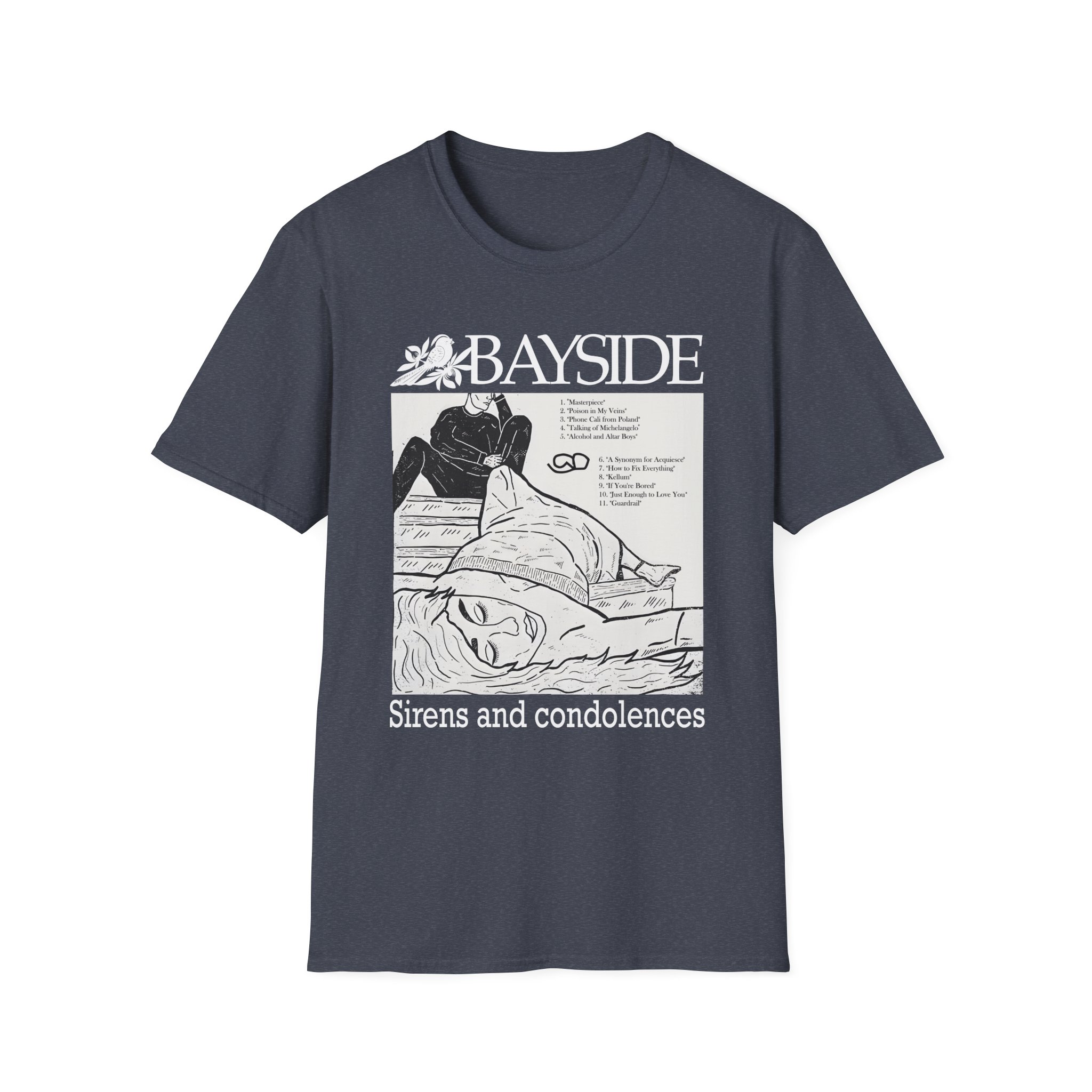 Bayside Sirens and Condolences Unisex Softstyle T-Shirt