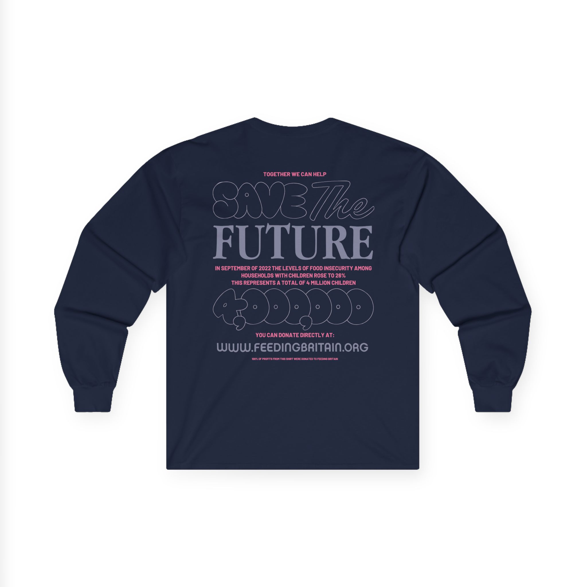 Zayn Malik Zayn X Feeding Britain Future Unisex Ultra Cotton Long Sleeve Tee