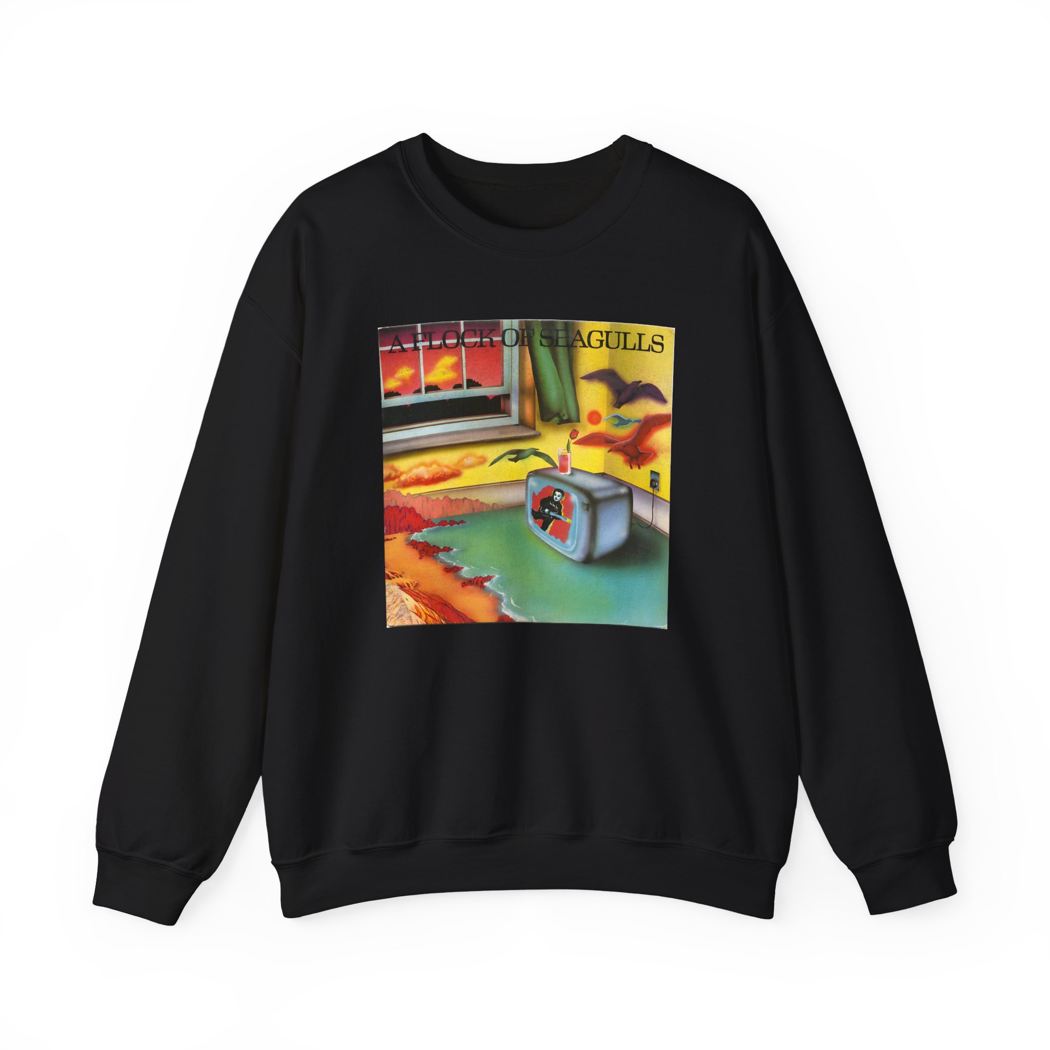 A Flock of Seagulls Original Album Cover Unisex Heavy Blendâ„¢ Crewneck Sweatshirt