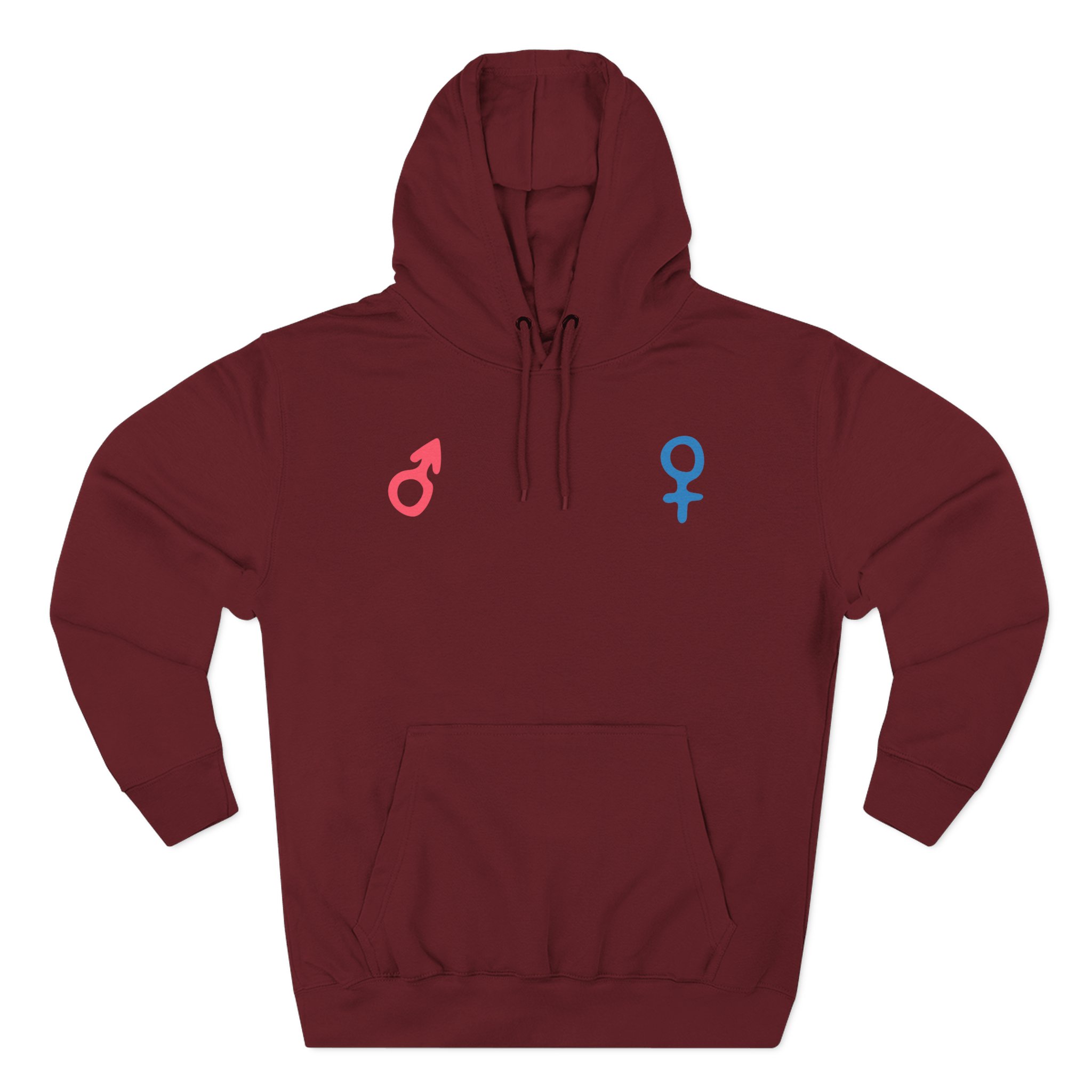 Marina Masculine Feminine Three-Panel Fleece Hoodie