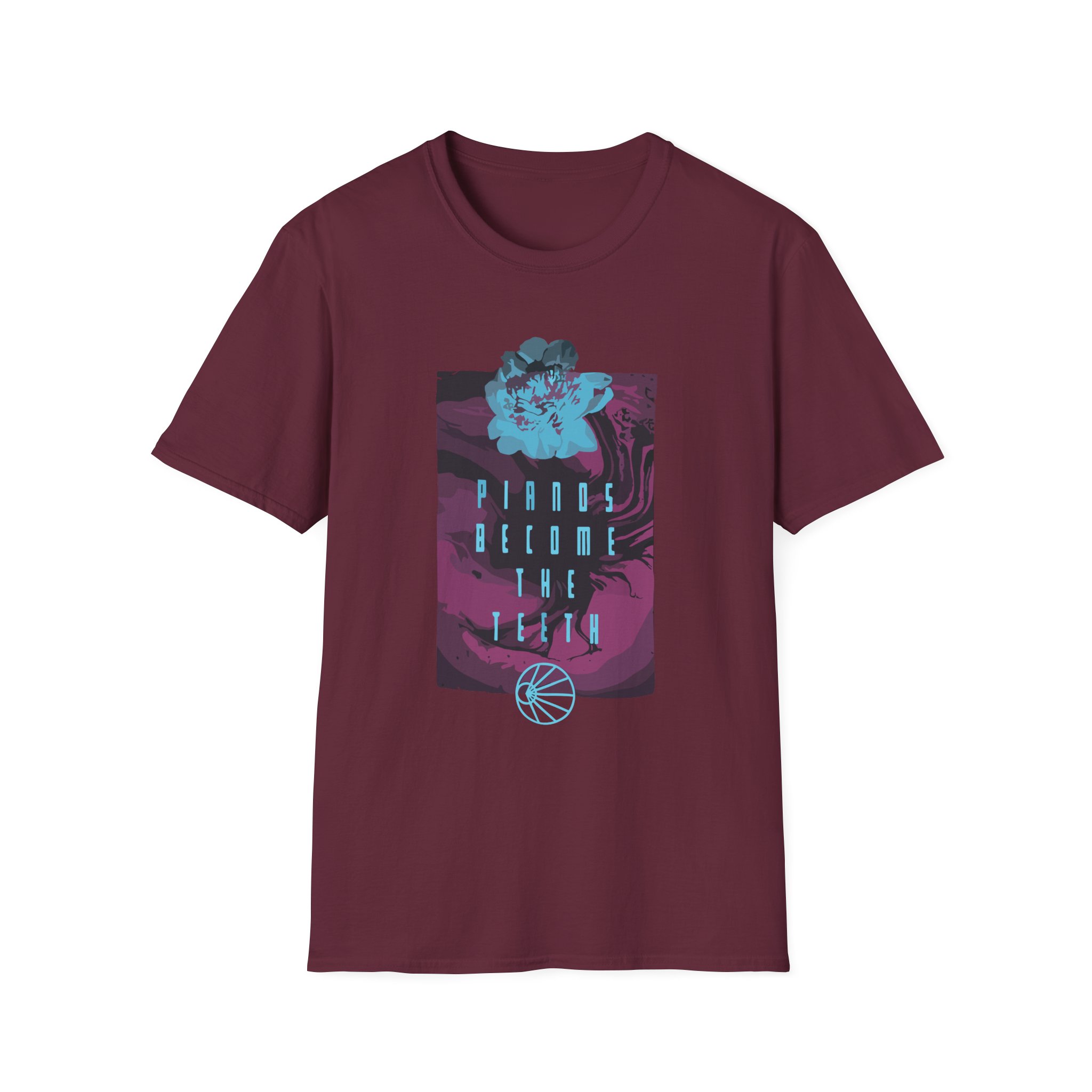 Pianos Become the Teeth Abstract Flowers Unisex Softstyle T-Shirt
