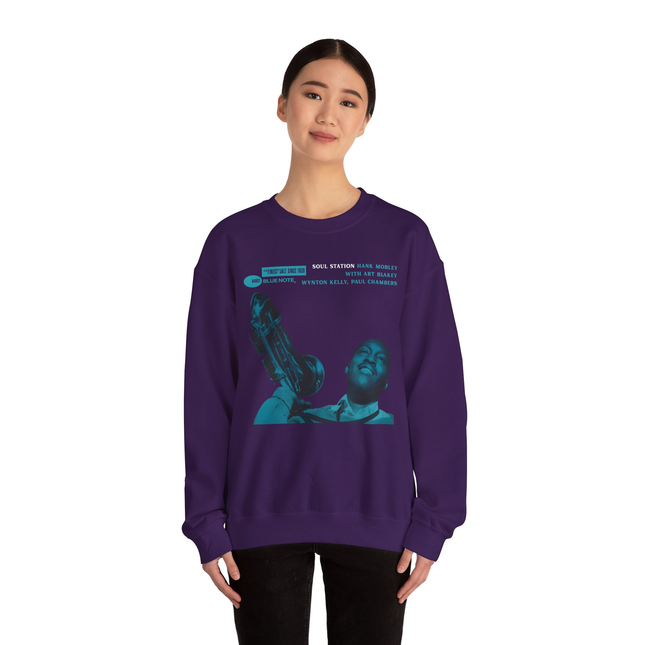 Blue Note Records Unisex Heavy Blendâ„¢ Crewneck Sweatshirt