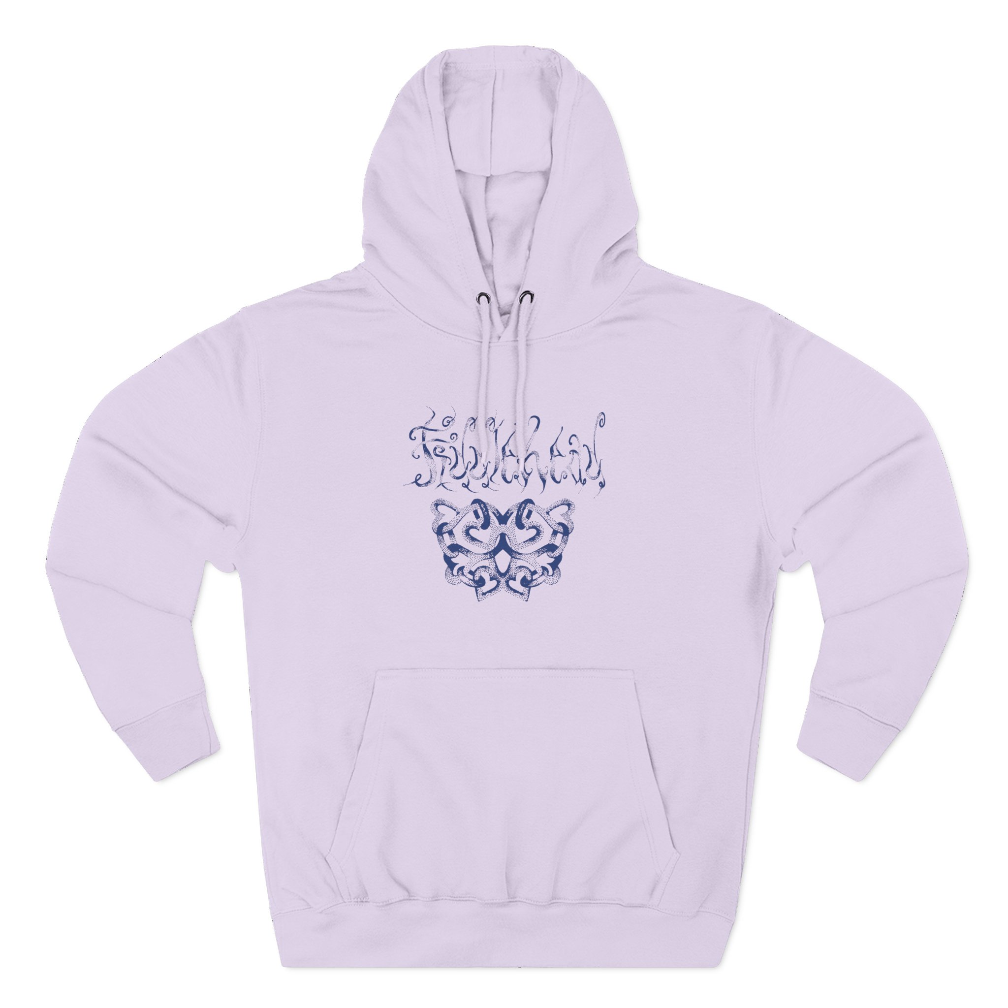 Fiddlehead Tattoo Three-Panel Fleece Hoodie
