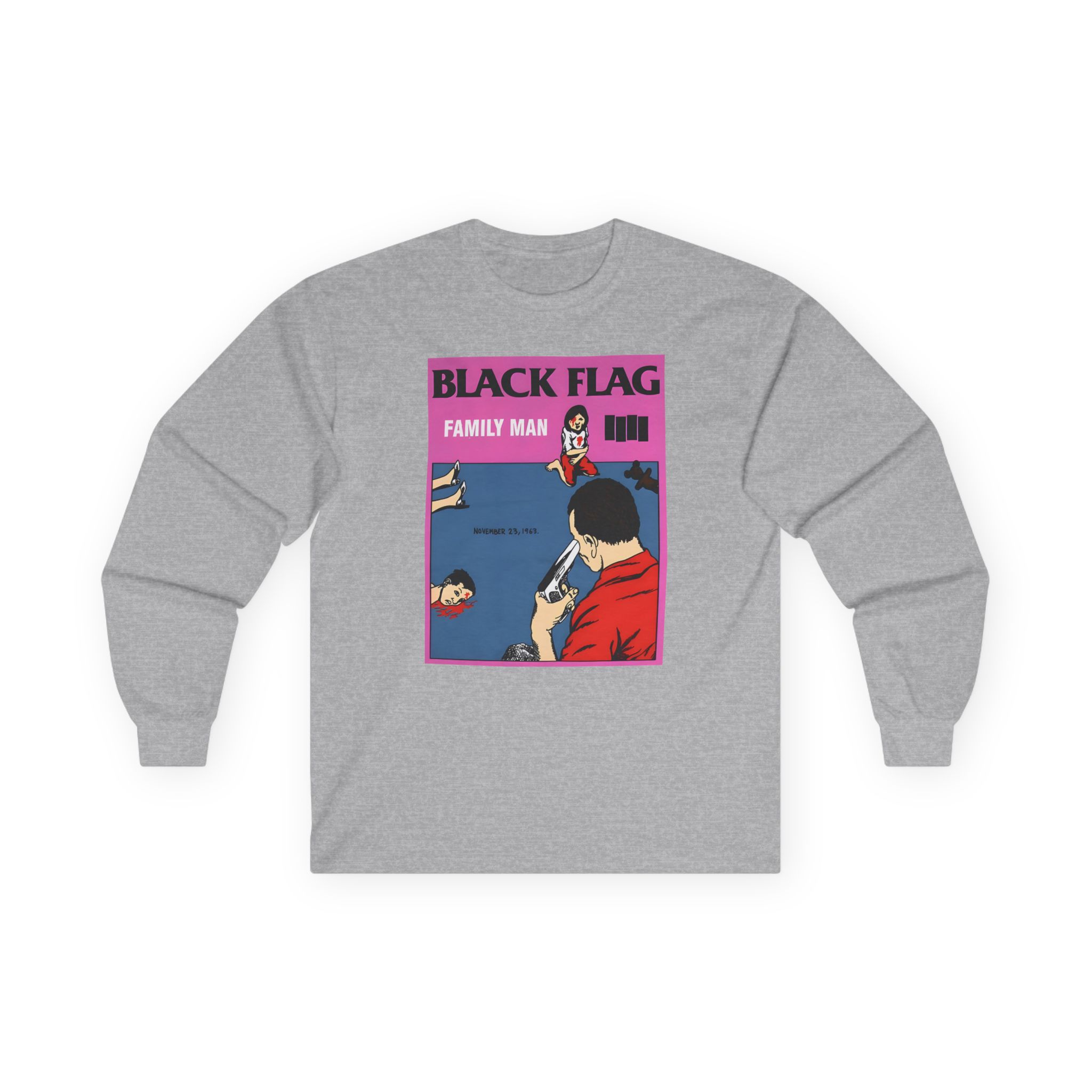 Black Flag Family Man Unisex Ultra Cotton Long Sleeve Tee