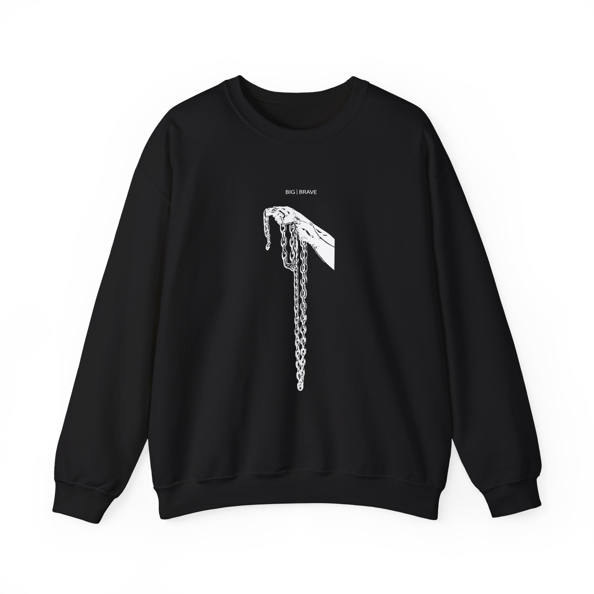 Big Brave Gloves and Chains Unisex Heavy Blendâ„¢ Crewneck Sweatshirt