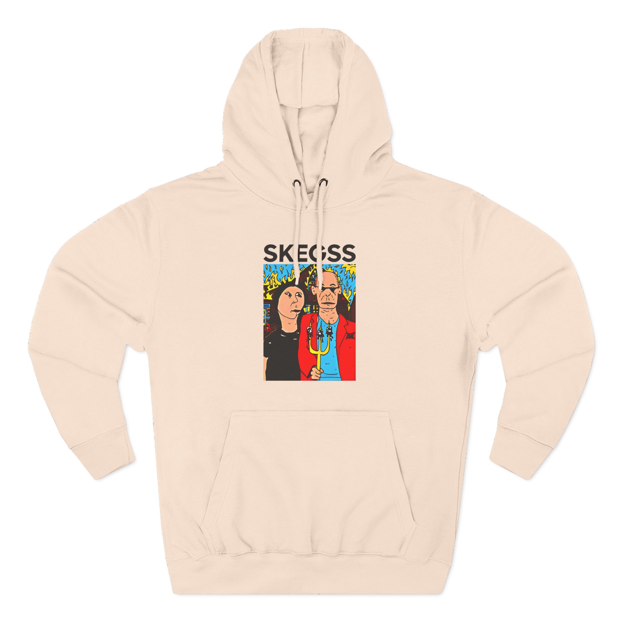 Skegss Gothic America Three-Panel Fleece Hoodie