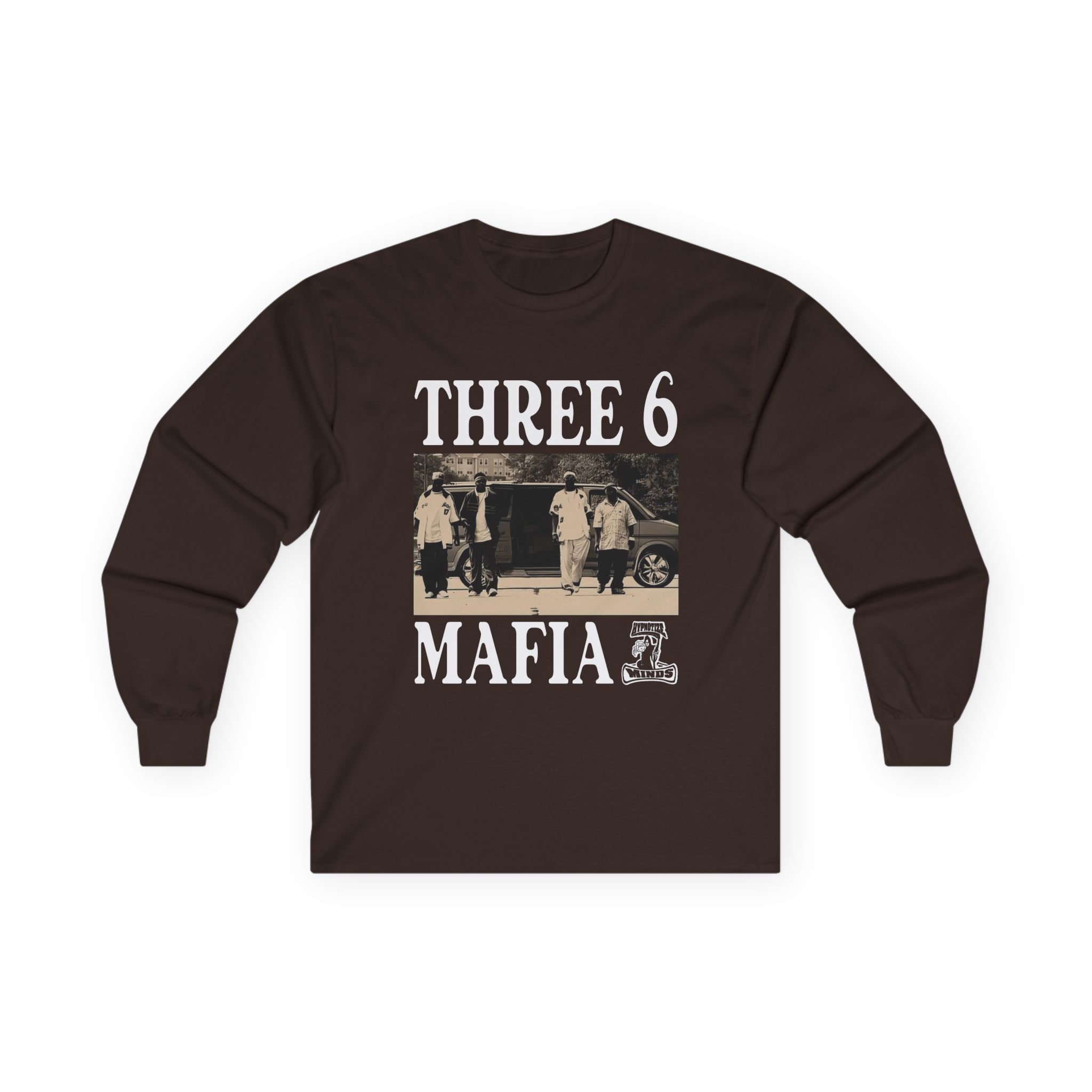 Three 6 Mafia Ridin Spinners Unisex Ultra Cotton Long Sleeve Tee