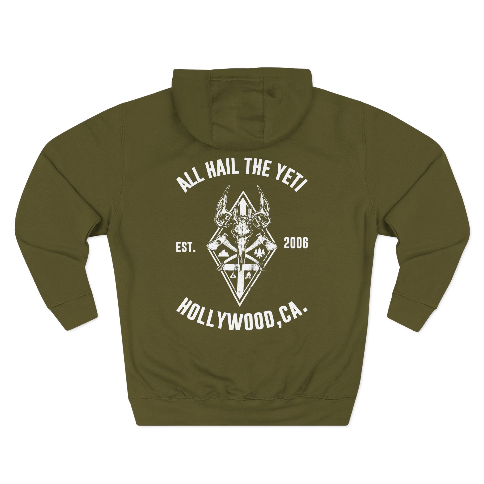 All Hail the Yeti Hollywood Three-Panel Fleece Hoodie