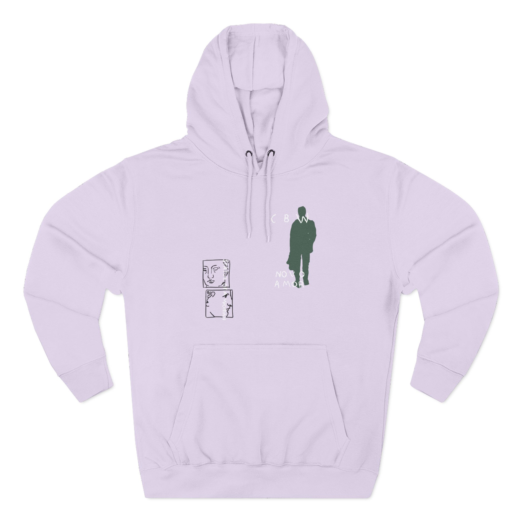 Novo Amor Statue Three-Panel Fleece Hoodie