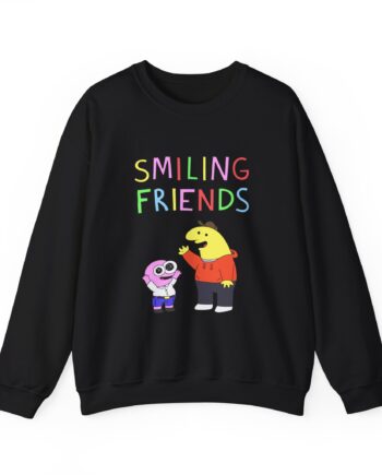 Smiling Friends Charlie Pim Allan Glep Unisex Heavy Blend Crewneck Sweatshirt