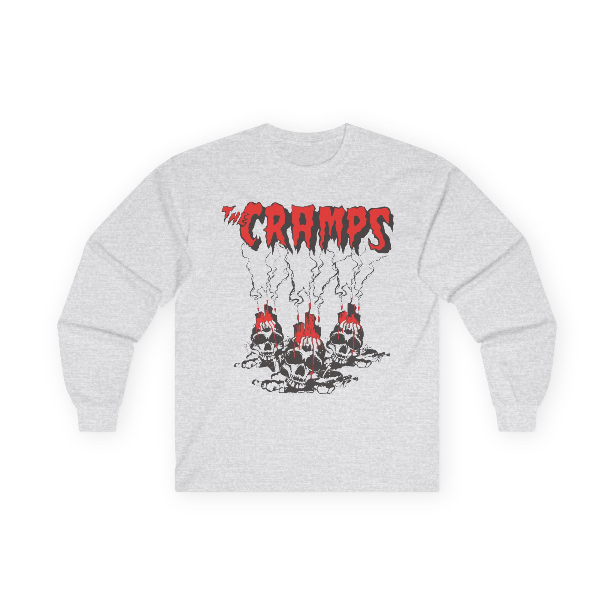 The Cramps Voodoo Skulls Unisex Ultra Cotton Long Sleeve Tee