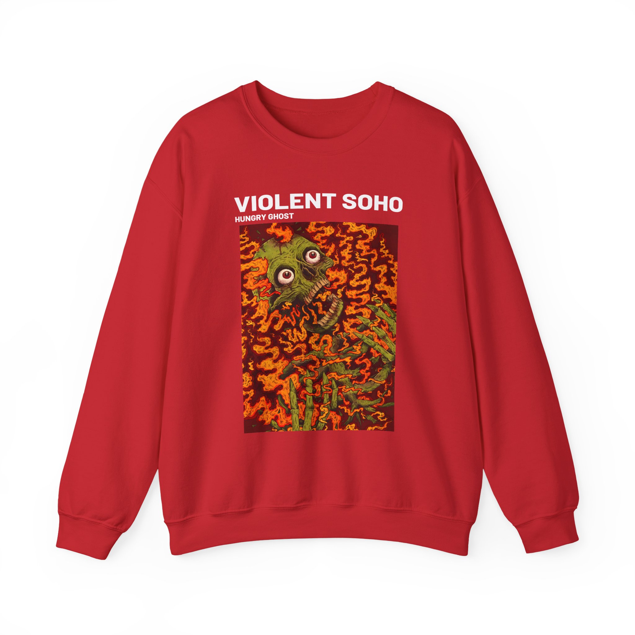 Violent Soho Hungry Ghost Unisex Heavy Blendâ„¢ Crewneck Sweatshirt
