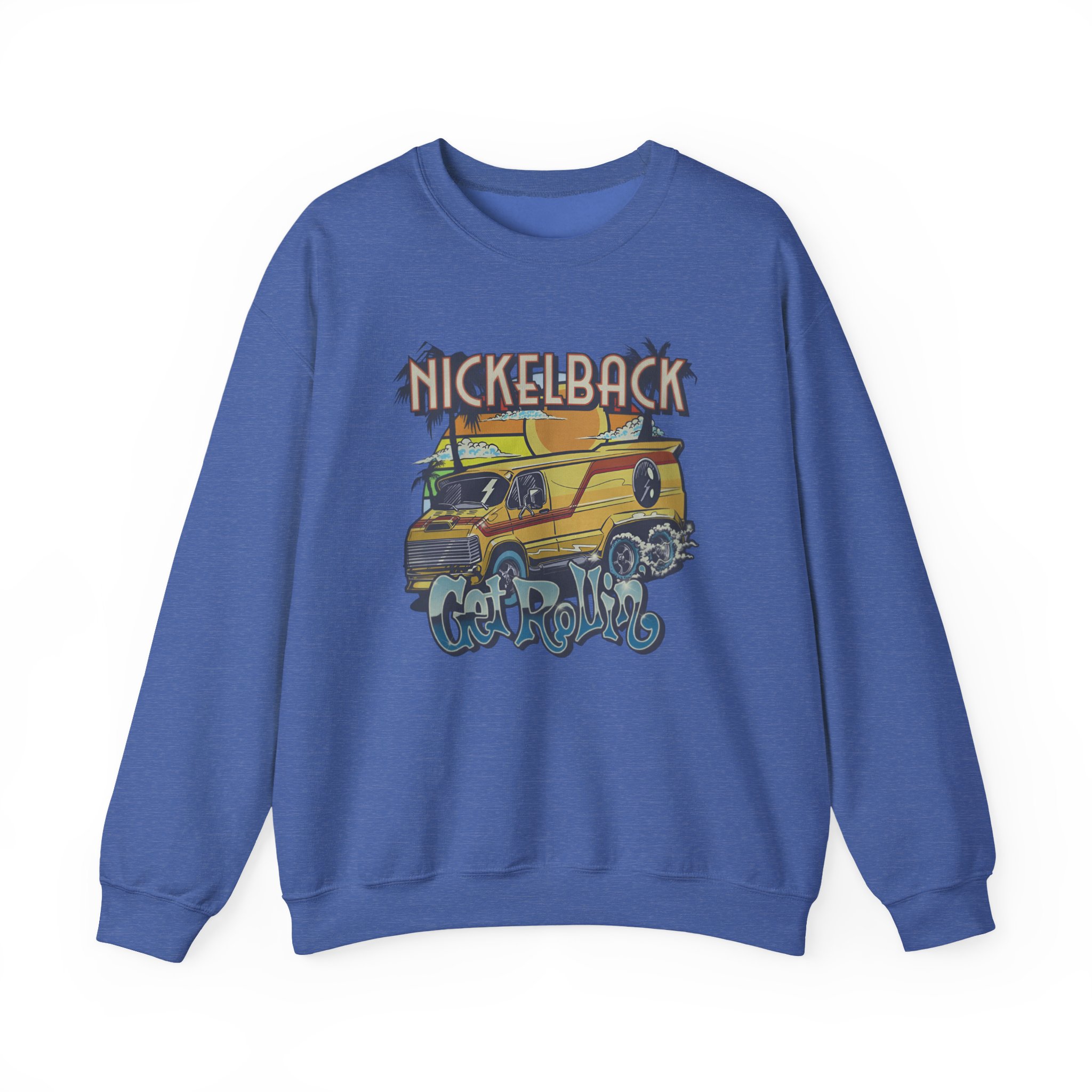 Nickelback Get Rollin Cover Unisex Heavy Blendâ„¢ Crewneck Sweatshirt