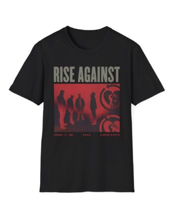 Rise Against Group Photo Unisex Softstyle T-Shirt