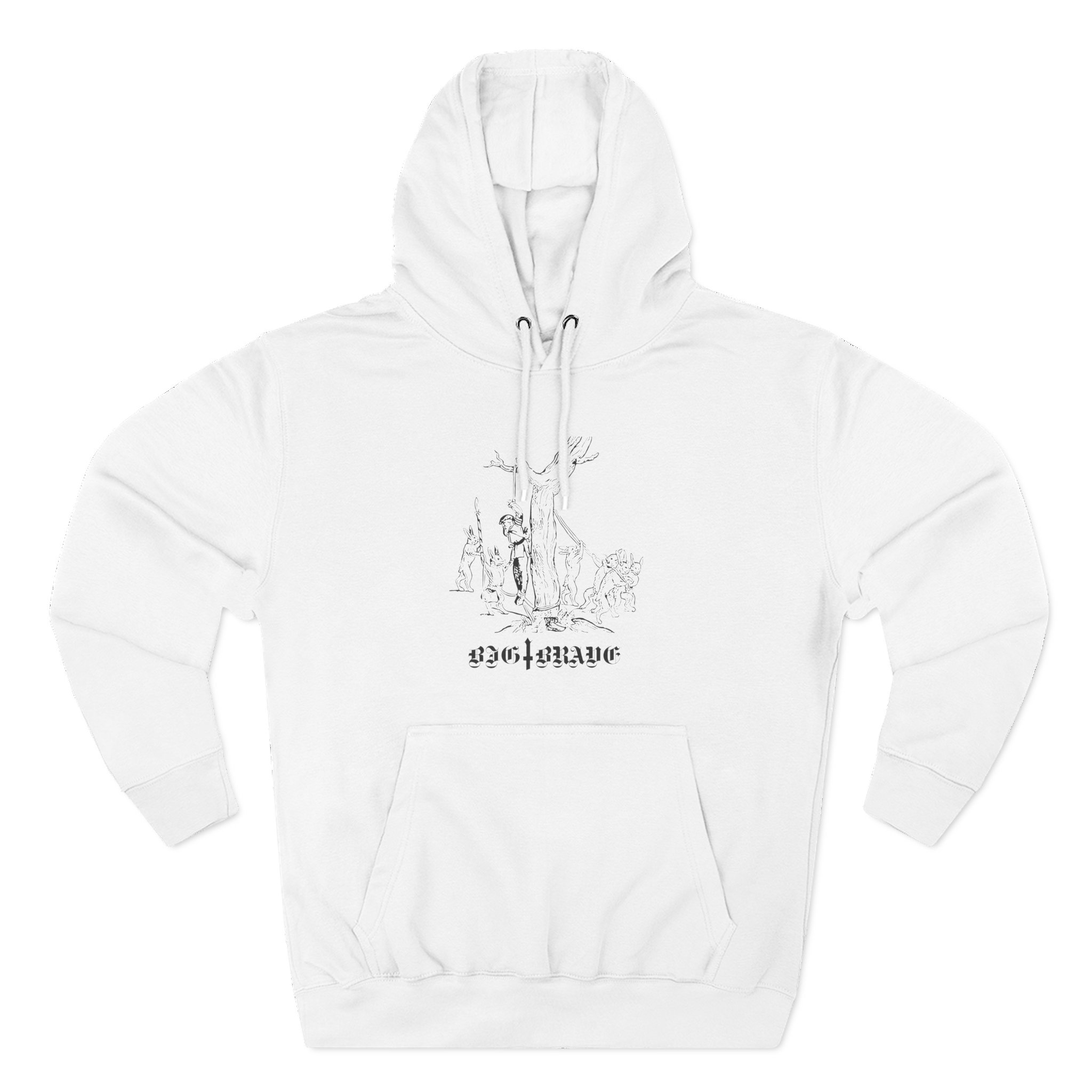 Big Brave Three-Panel Fleece Hoodie