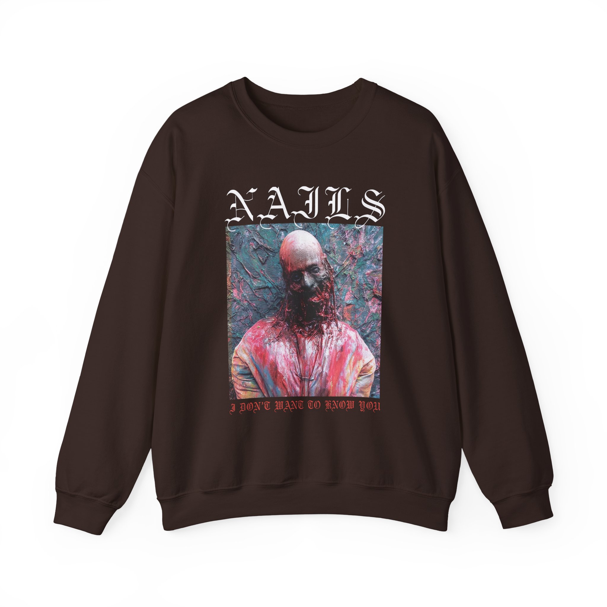 Nails I Don't Want to Know You Unisex Heavy Blendâ„¢ Crewneck Sweatshirt