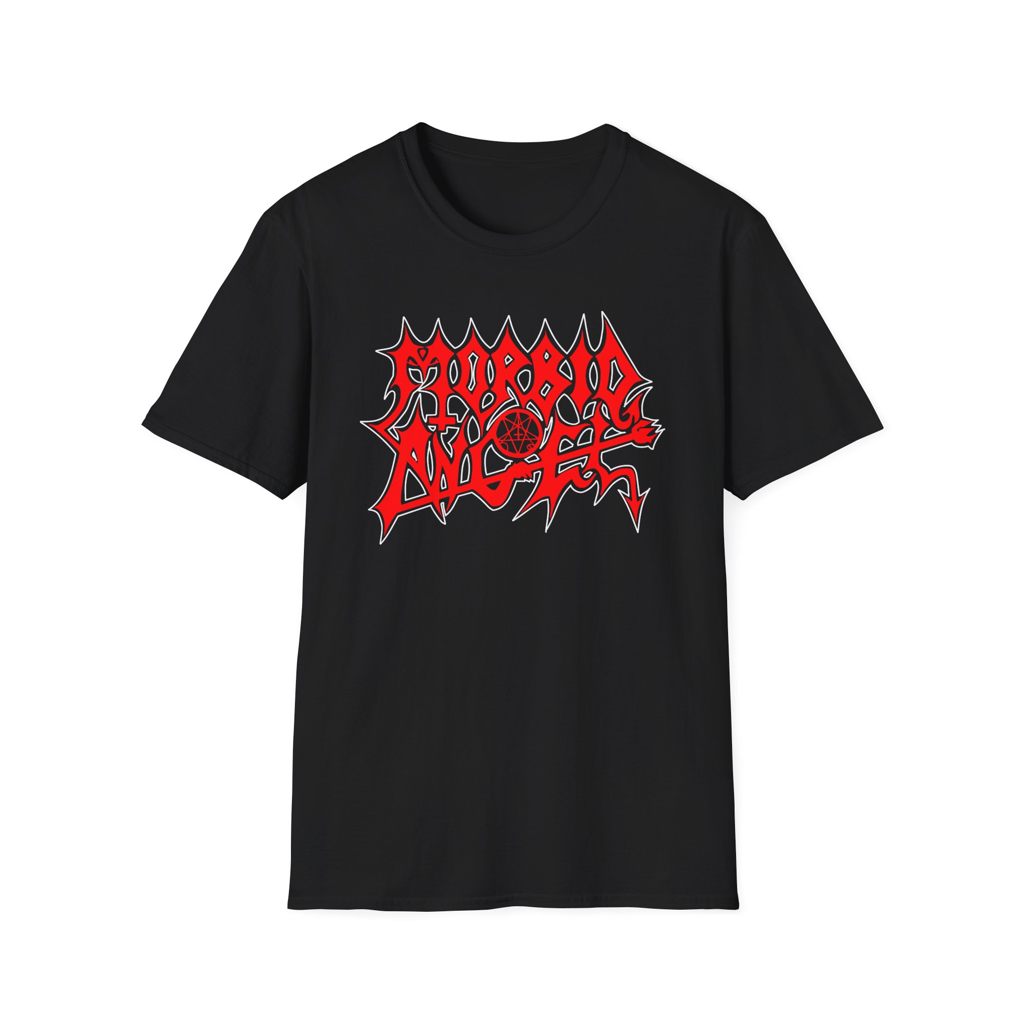 Morbid Angel Red Logo Unisex Softstyle T-Shirt