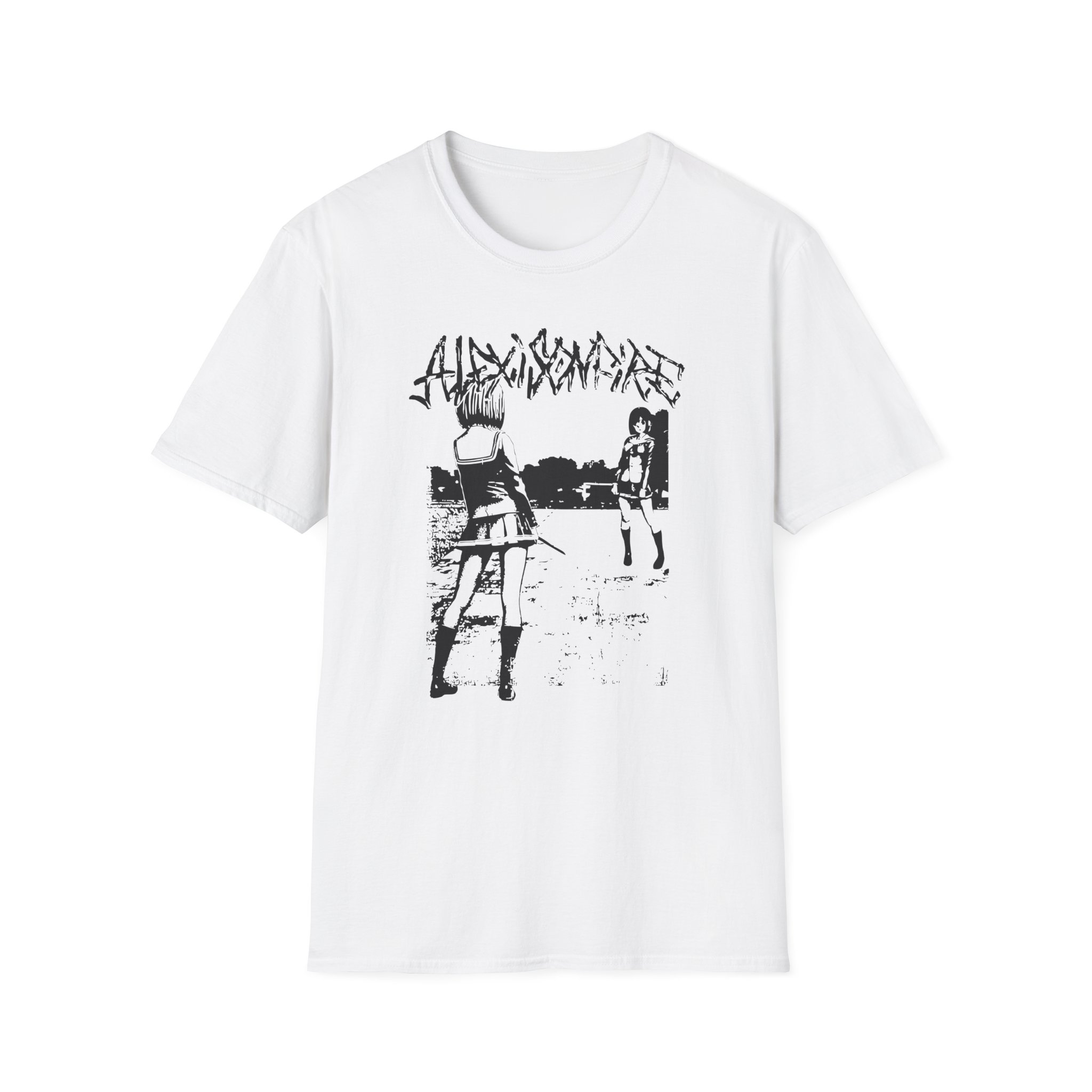 Alexisonfire Anime Knife Fight Unisex Softstyle T-Shirt