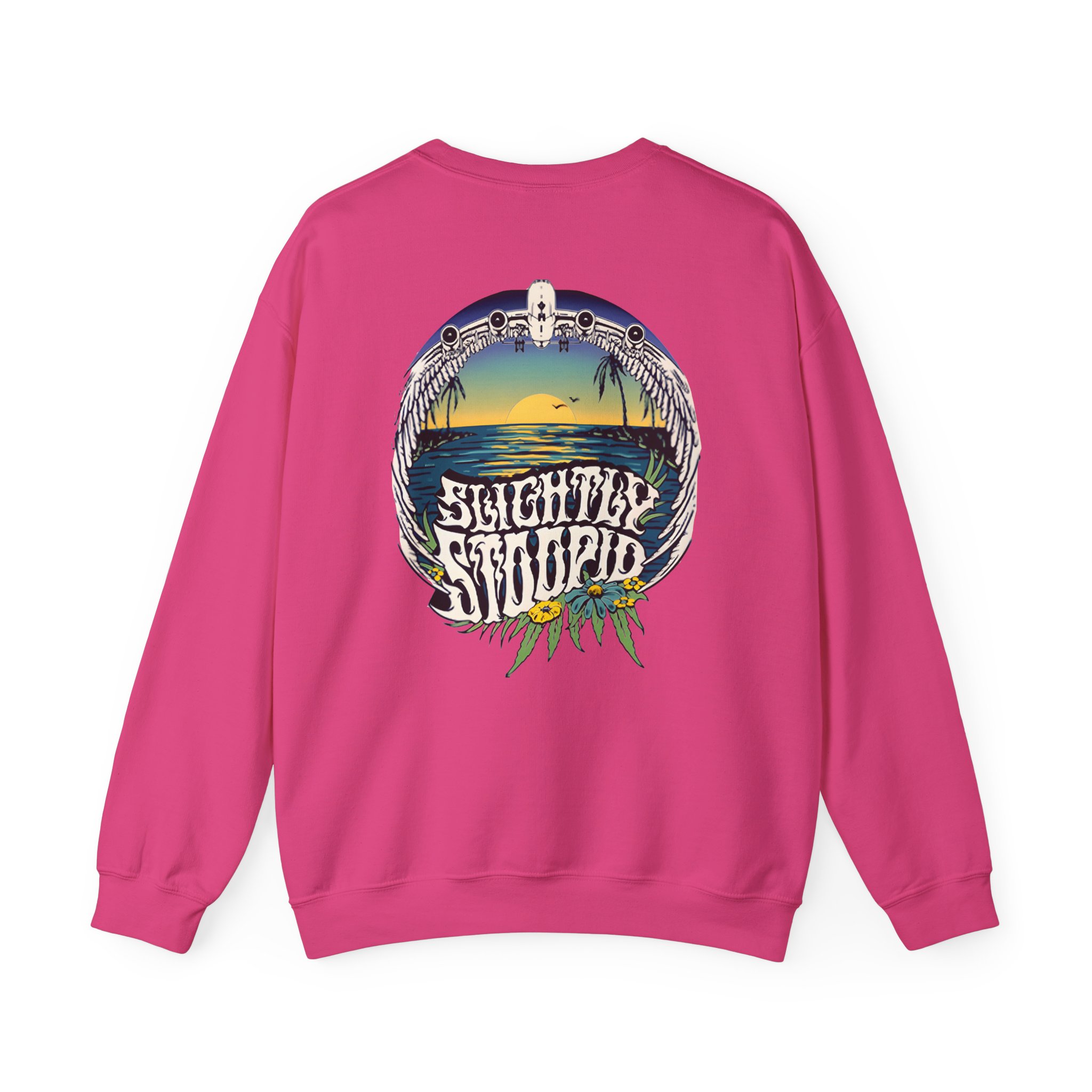 Slightly Stoopid Up on a Plane Unisex Heavy Blendâ„¢ Crewneck Sweatshirt