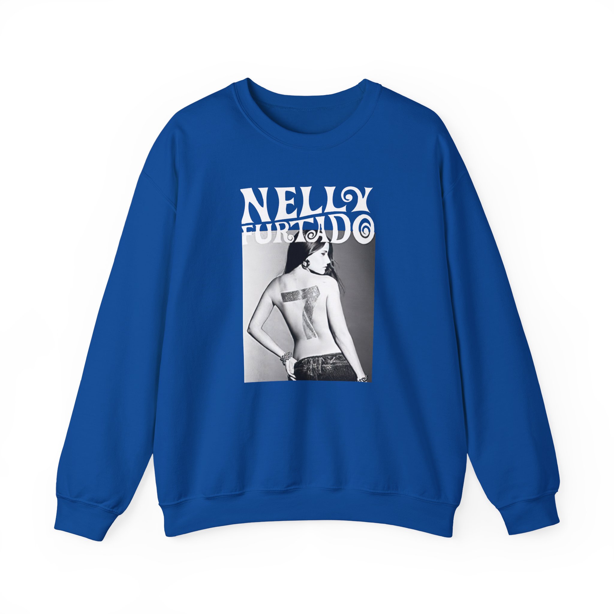 Nelly Furtado 7 Album Unisex Heavy Blend Crewneck Sweatshirt