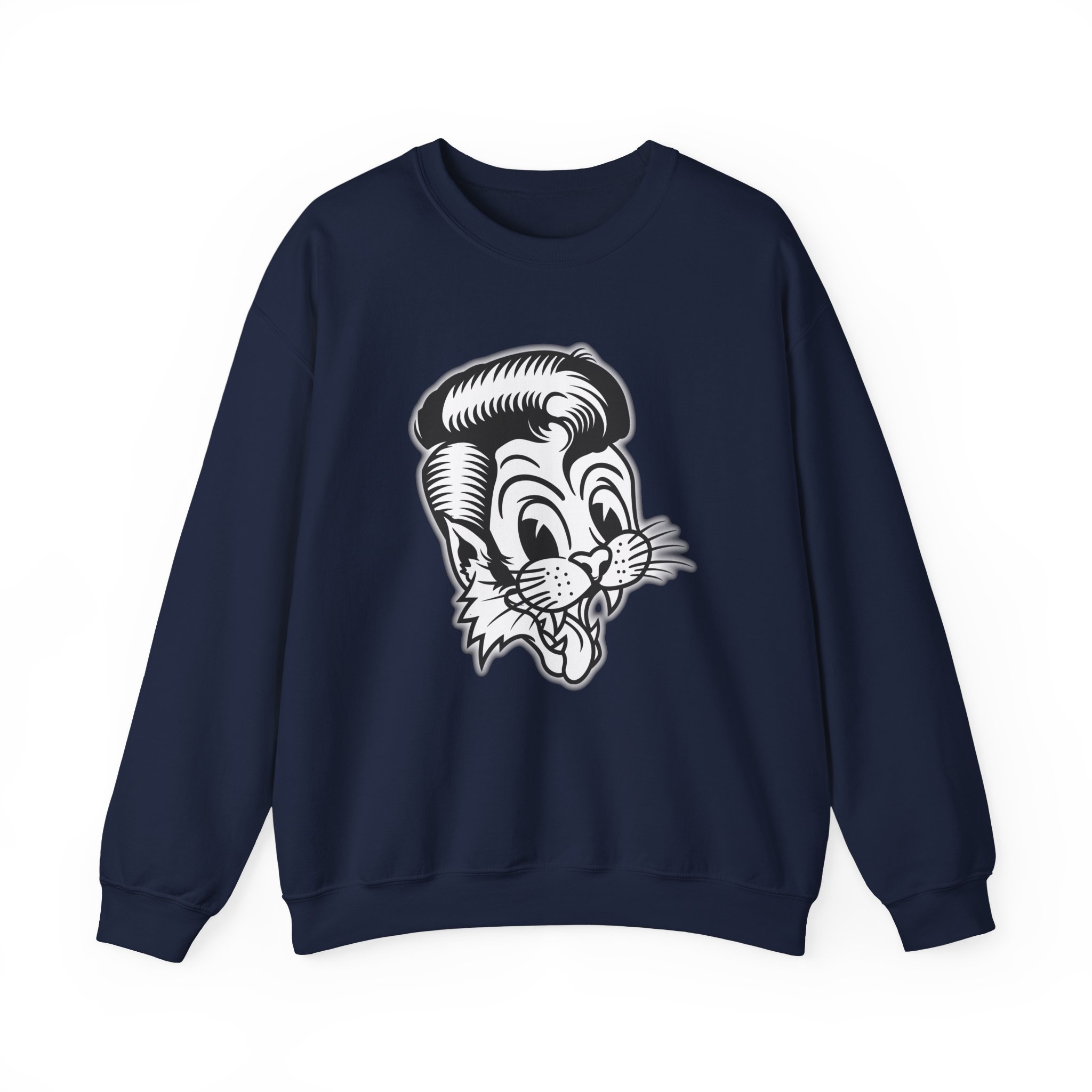 Stray Cats Metallic Cat Unisex Heavy Blendâ„¢ Crewneck Sweatshirt