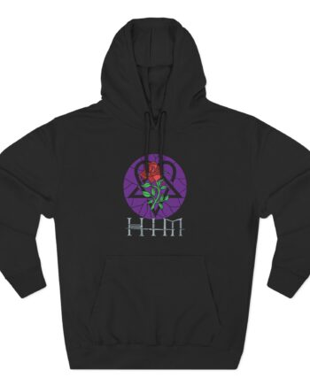 Him Stained Glass Three-Panel Fleece Hoodie
