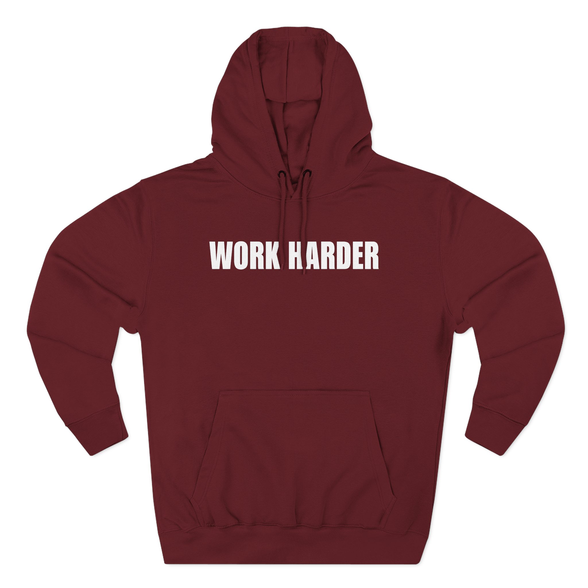Casey Neistat Work Harder Three-Panel Fleece Hoodie