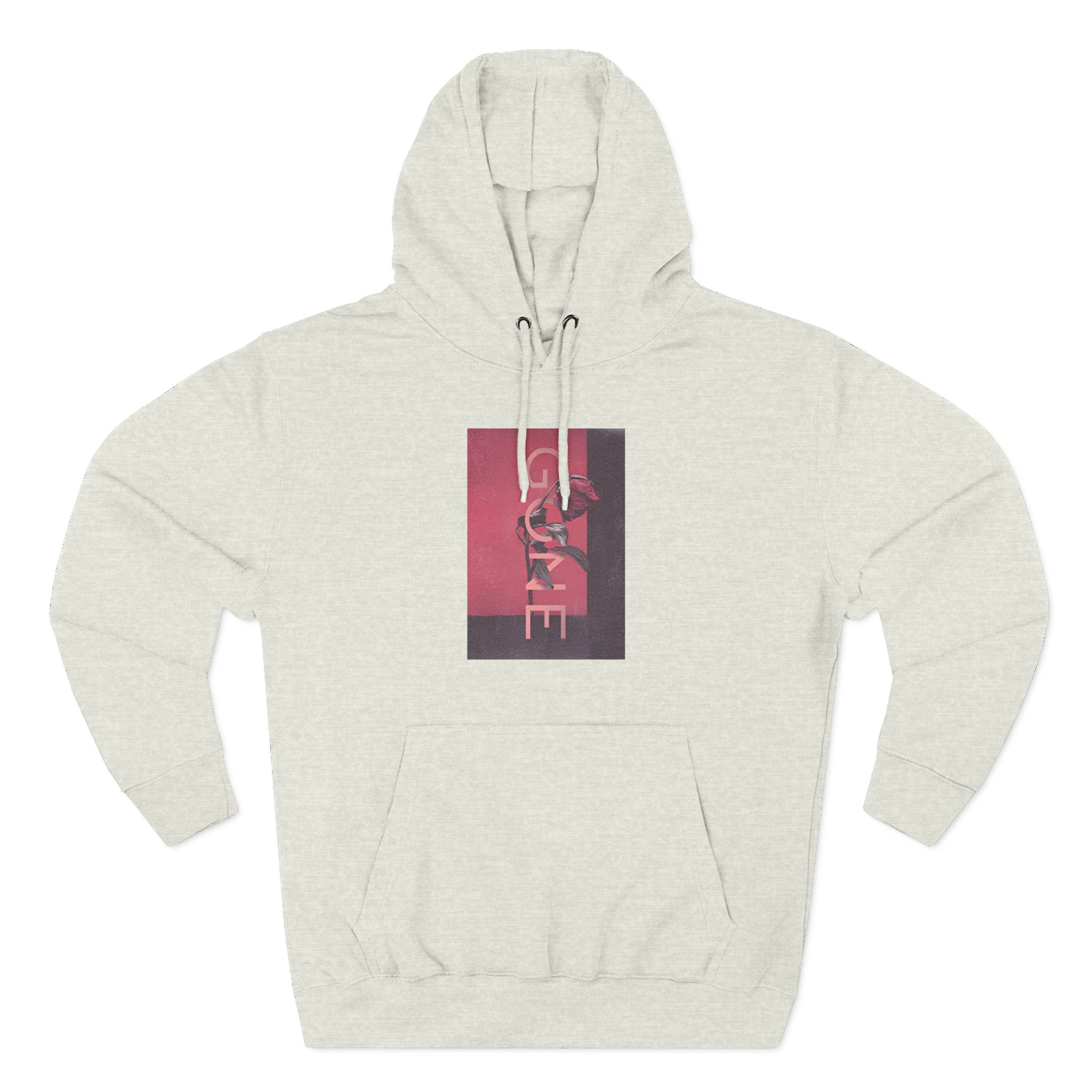 B Rose Three-Panel Fleece Hoodie
