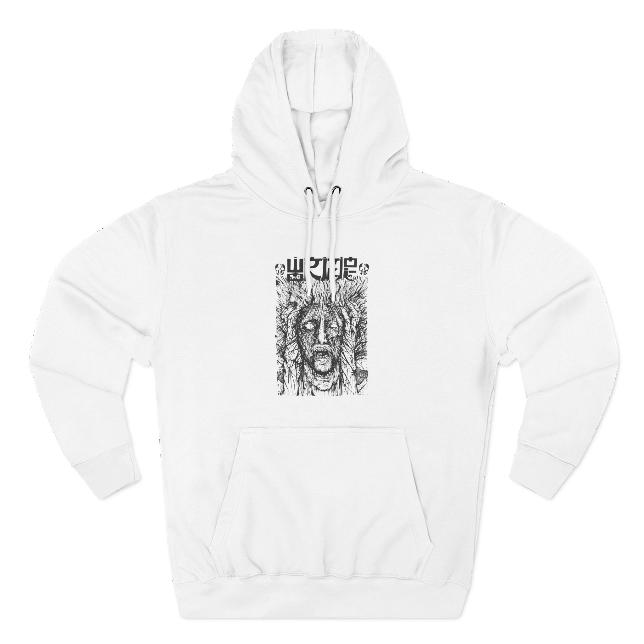 Wormrot Voices Three-Panel Fleece Hoodie