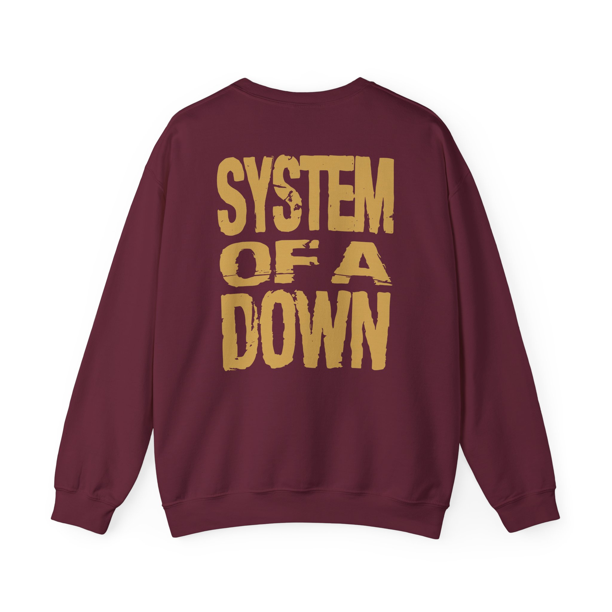 System of a Down Gold Hand Unisex Heavy Blendâ„¢ Crewneck Sweatshirt