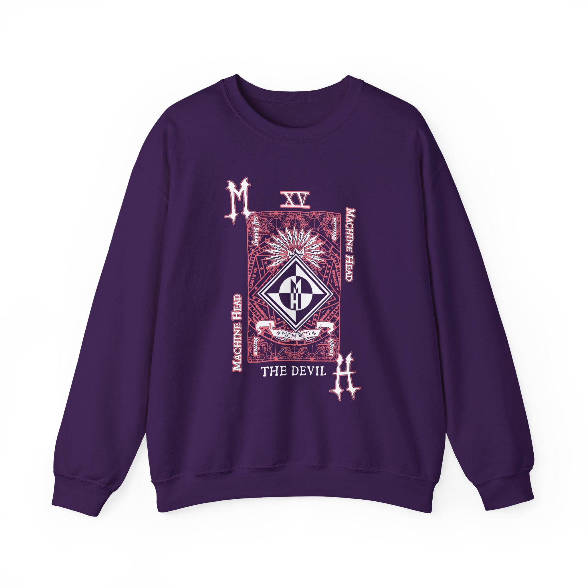 Machine Head the Devil Unisex Heavy Blendâ„¢ Crewneck Sweatshirt