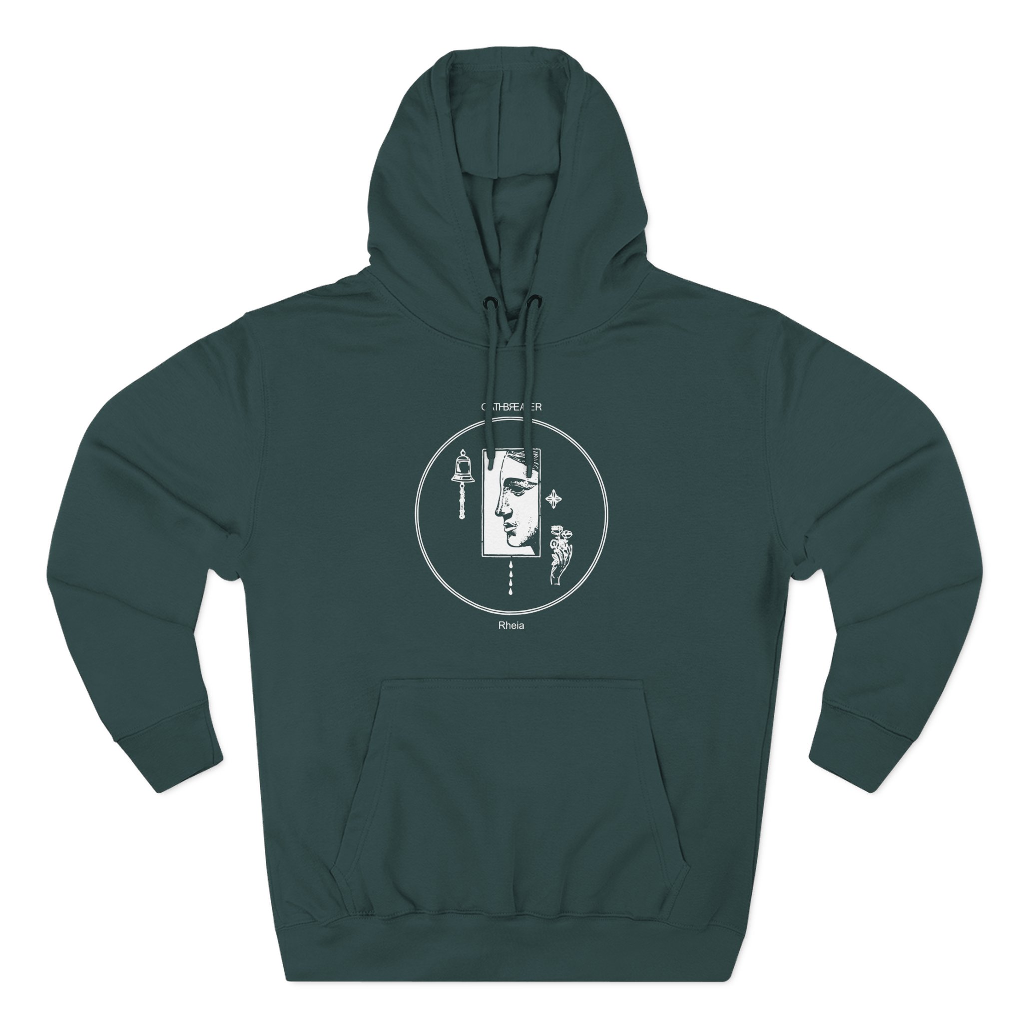 Oathbreaker Face Three-Panel Fleece Hoodie