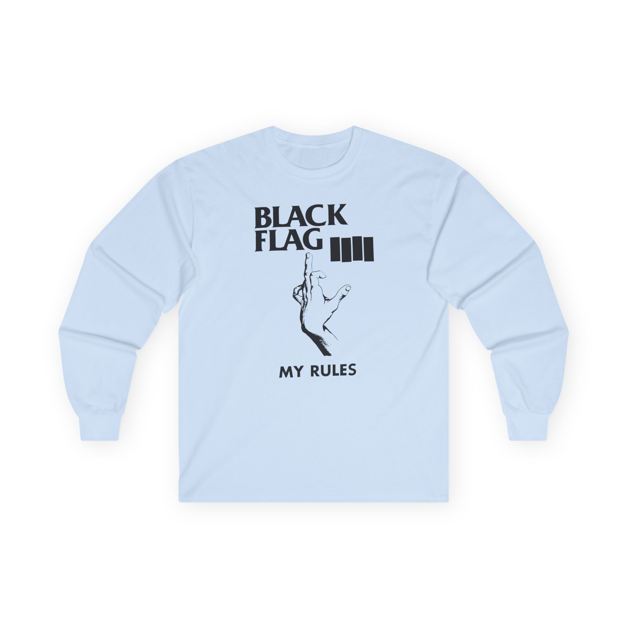 Black Flag My Rules Unisex Ultra Cotton Long Sleeve Tee
