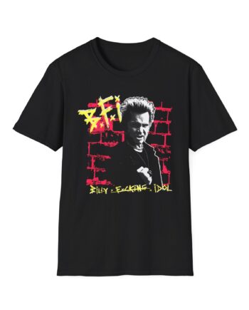Billy Idol BFI Brick Unisex Softstyle T-Shirt
