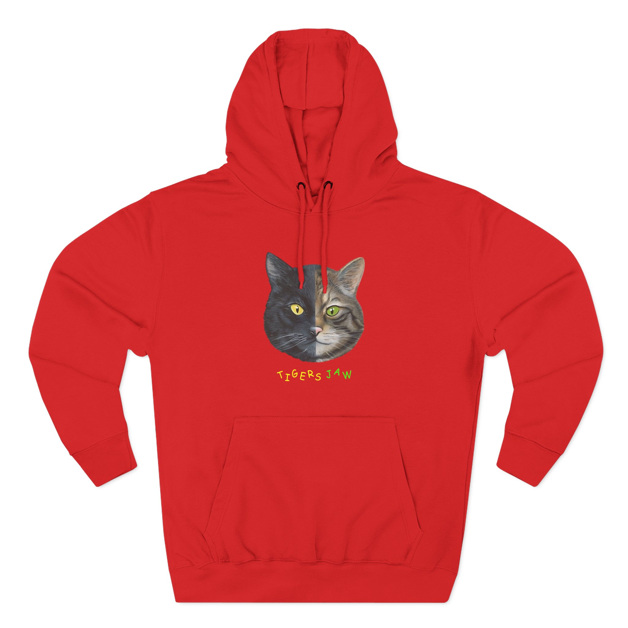 Tigers Jaw Cat Three-Panel Fleece Hoodie