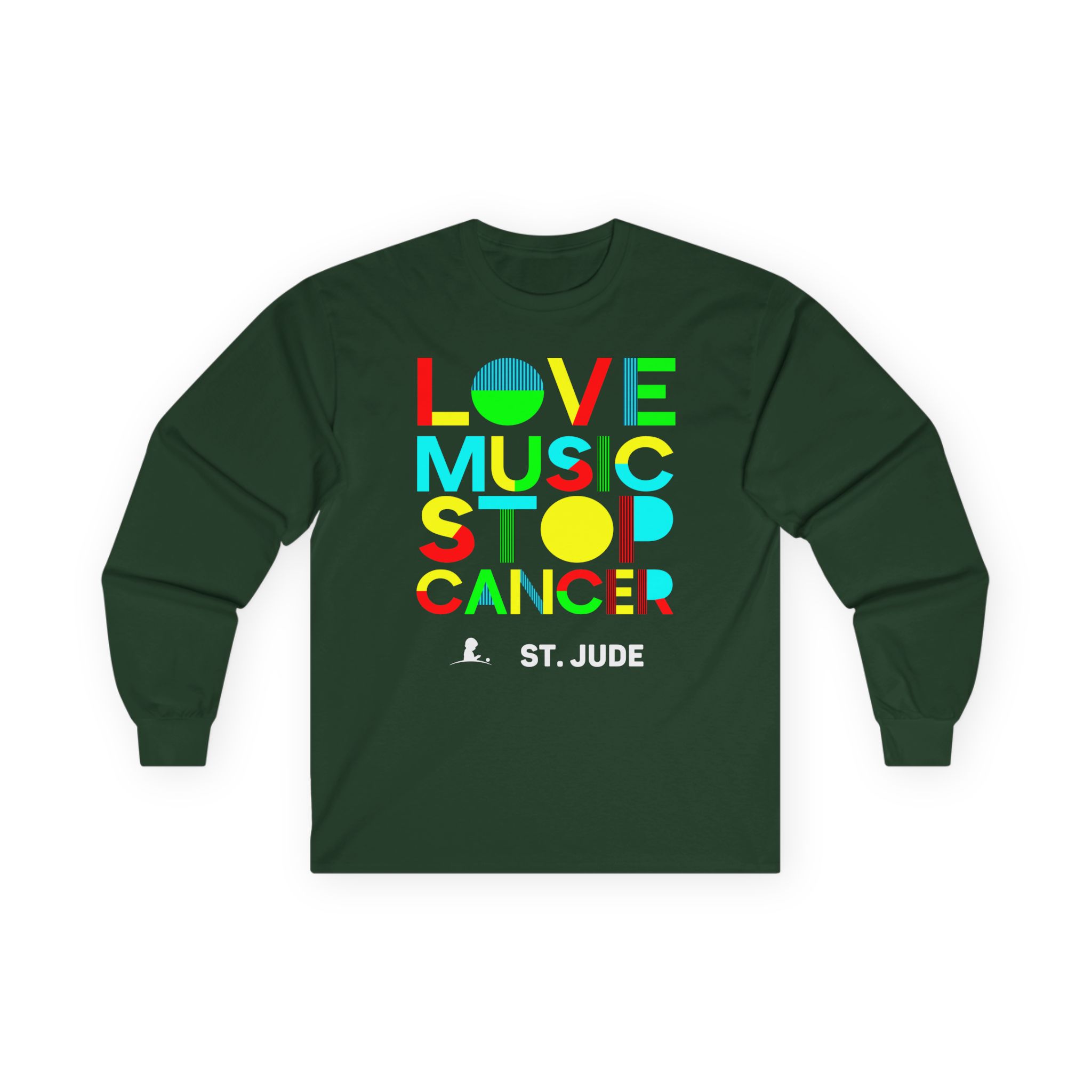 Liquid Stranger Love Music Stop Cancer Unisex Ultra Cotton Long Sleeve Tee