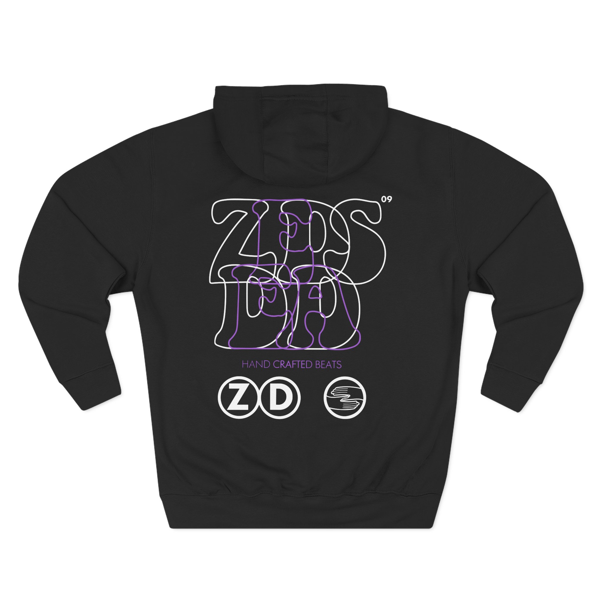 Zeds Dead Hand Crafted Three-Panel Fleece Hoodie