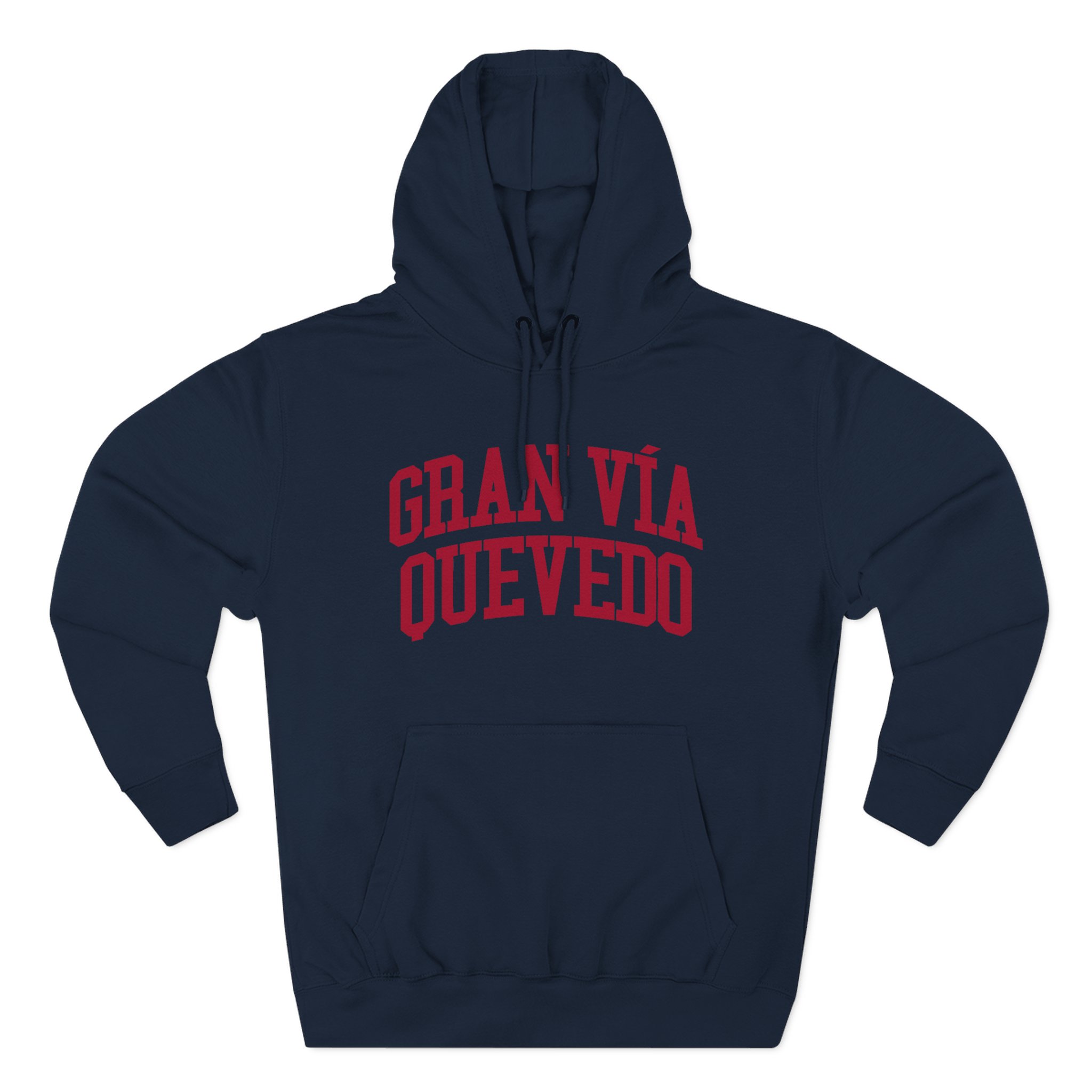 Quevedo Gran Vía Three-Panel Fleece Hoodie