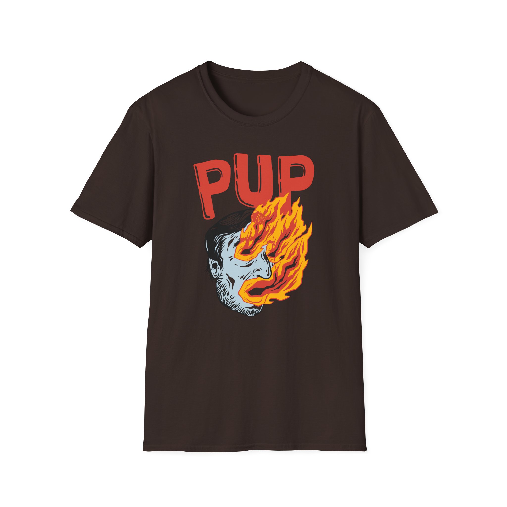 Pup I Hope the World Explodes Unisex Softstyle T-Shirt