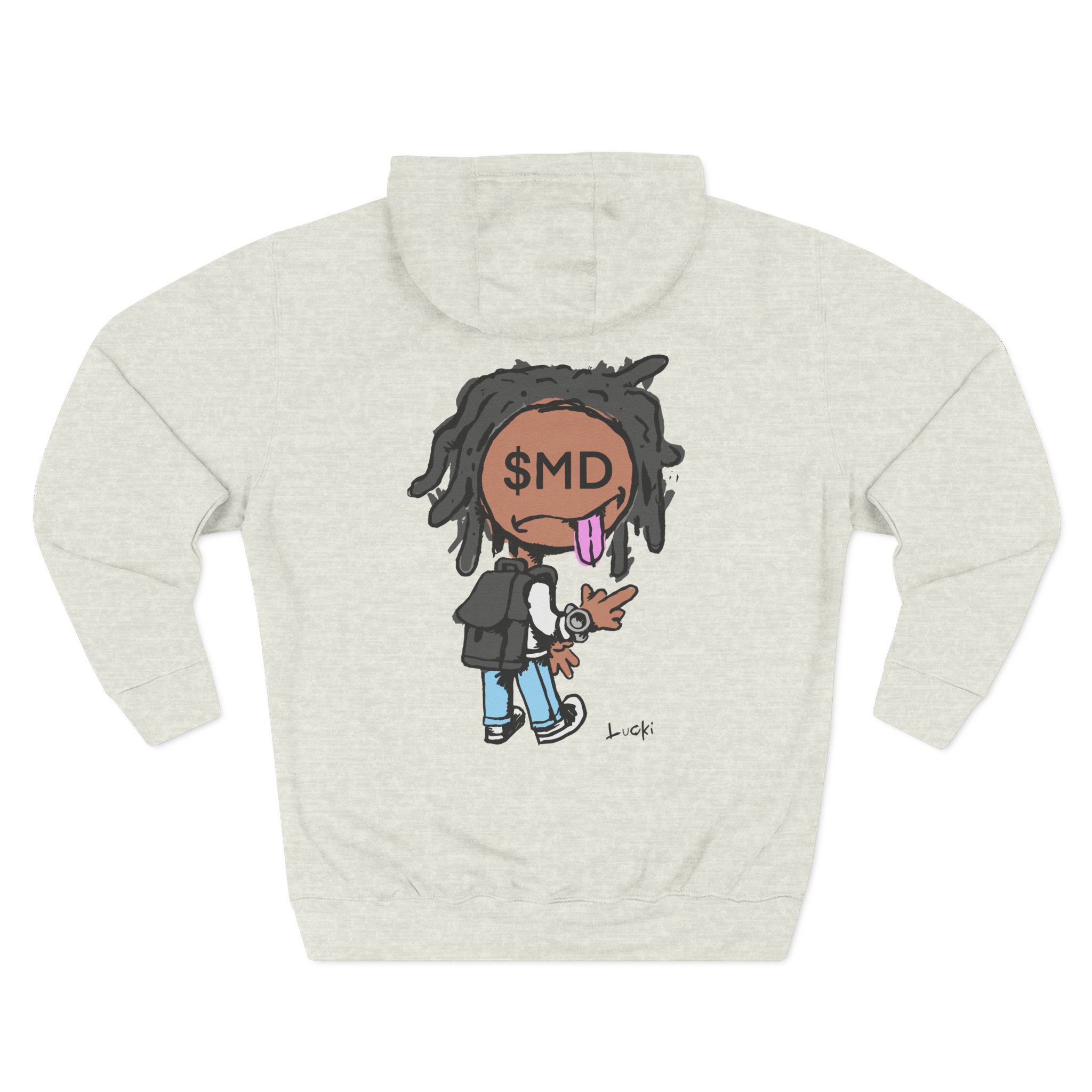 Lucki Flawless Like Me SMD Three-Panel Fleece Hoodie