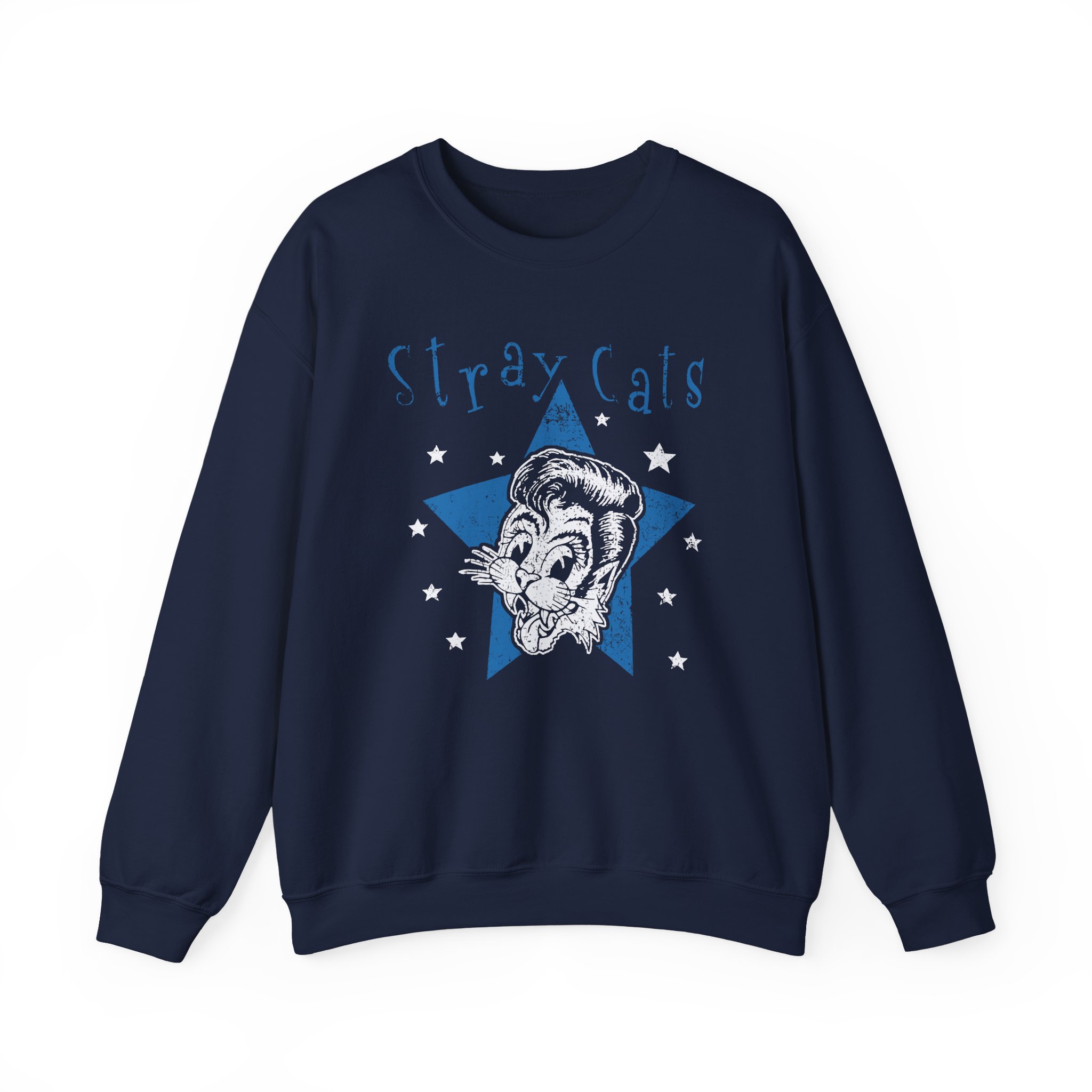Stray Cats Star Cat Unisex Heavy Blendâ„¢ Crewneck Sweatshirt