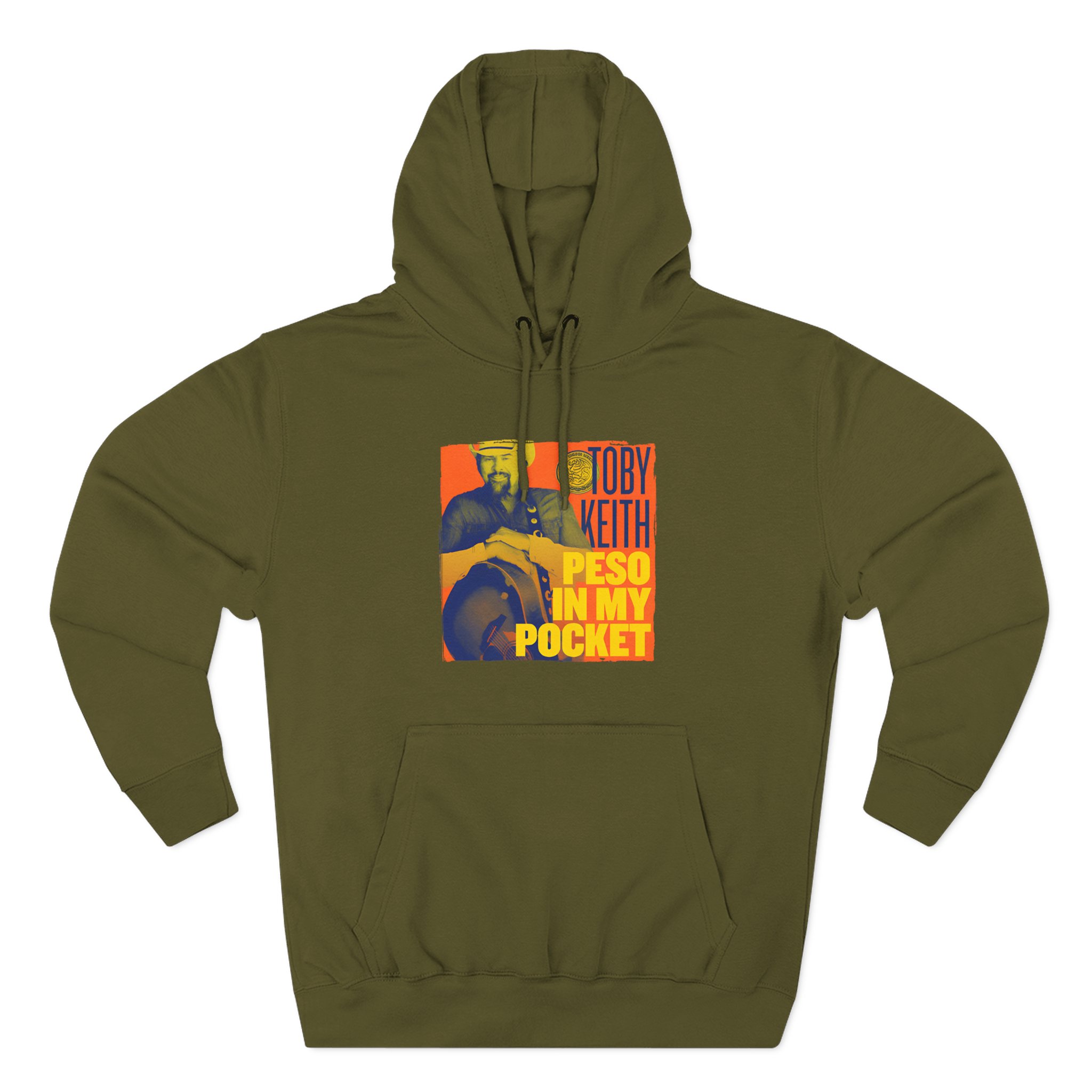 Toby Keith Peso in My Pocket Three-Panel Fleece Hoodie